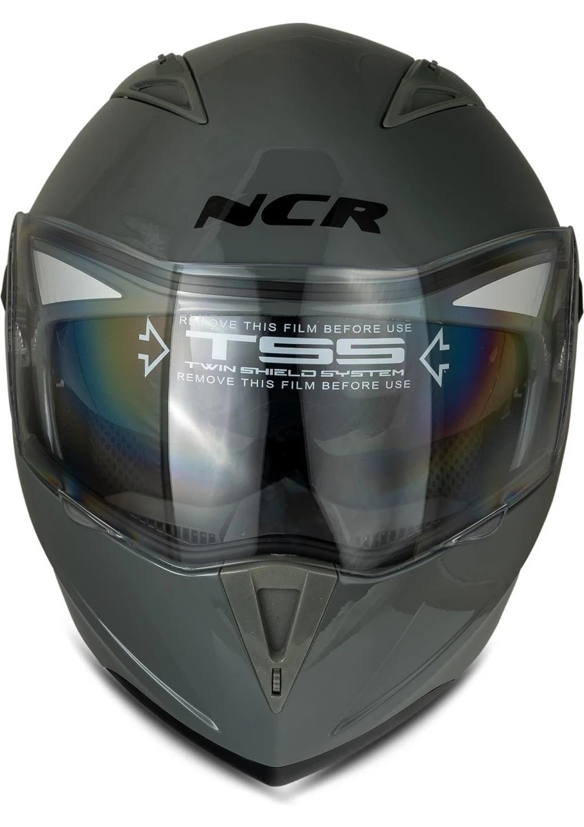 NCR Nardo Gri Çene Açılır Kask