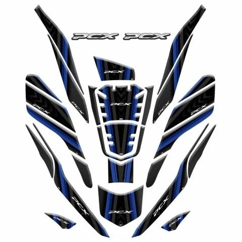 HONDA PCX 2021 - 2024 UYUMLU TANK PAD SET - 26 parça