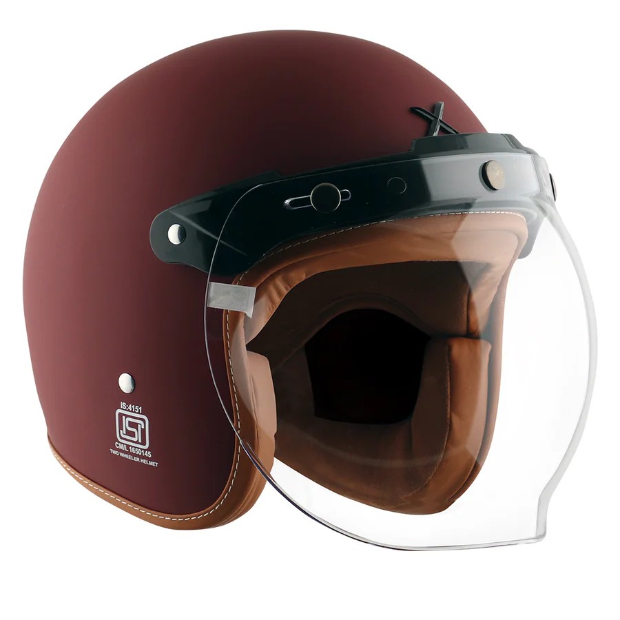 Axor Retro Jet Kask - Kırmızı