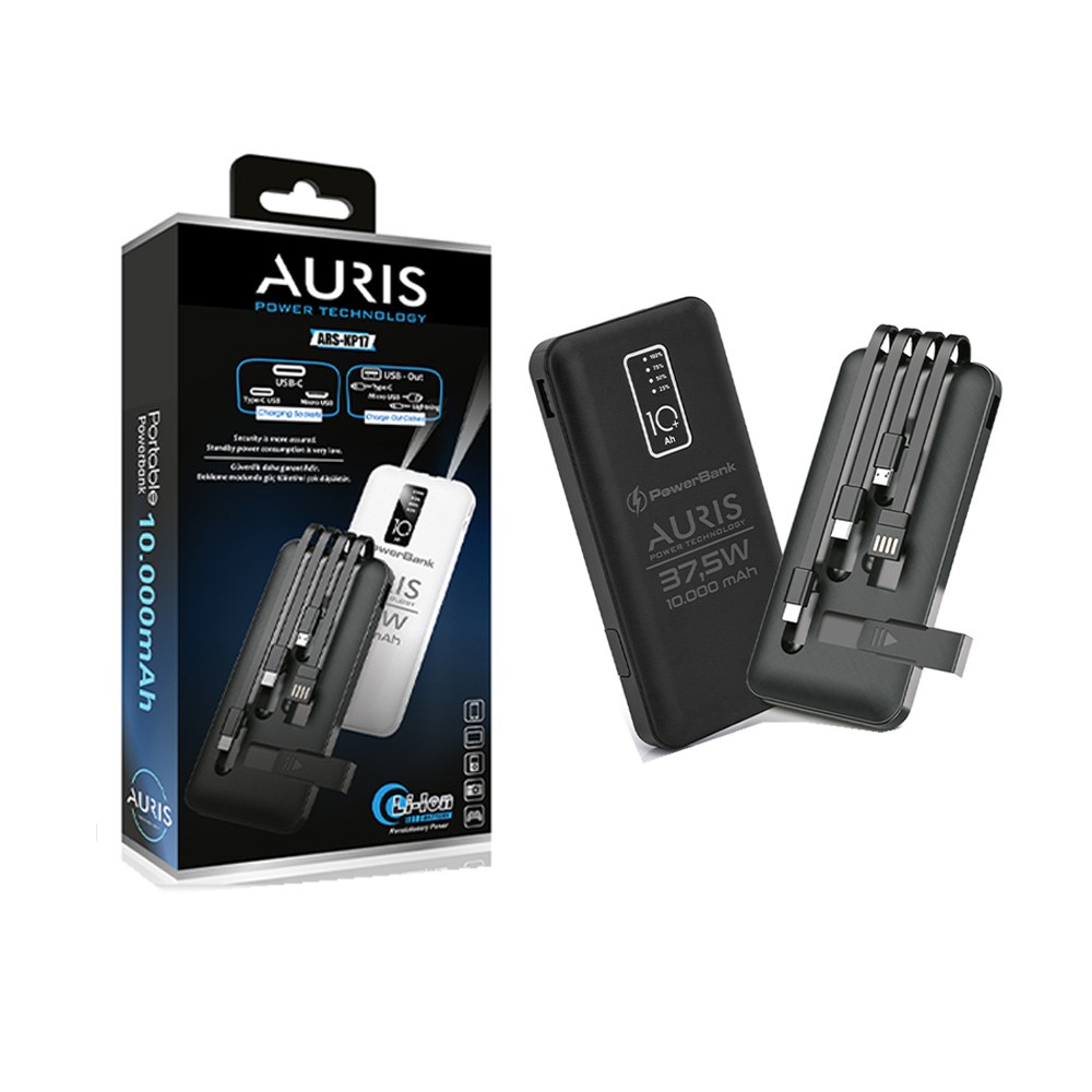 Auris KP17 10.000 Mah Powerbank Kablolu