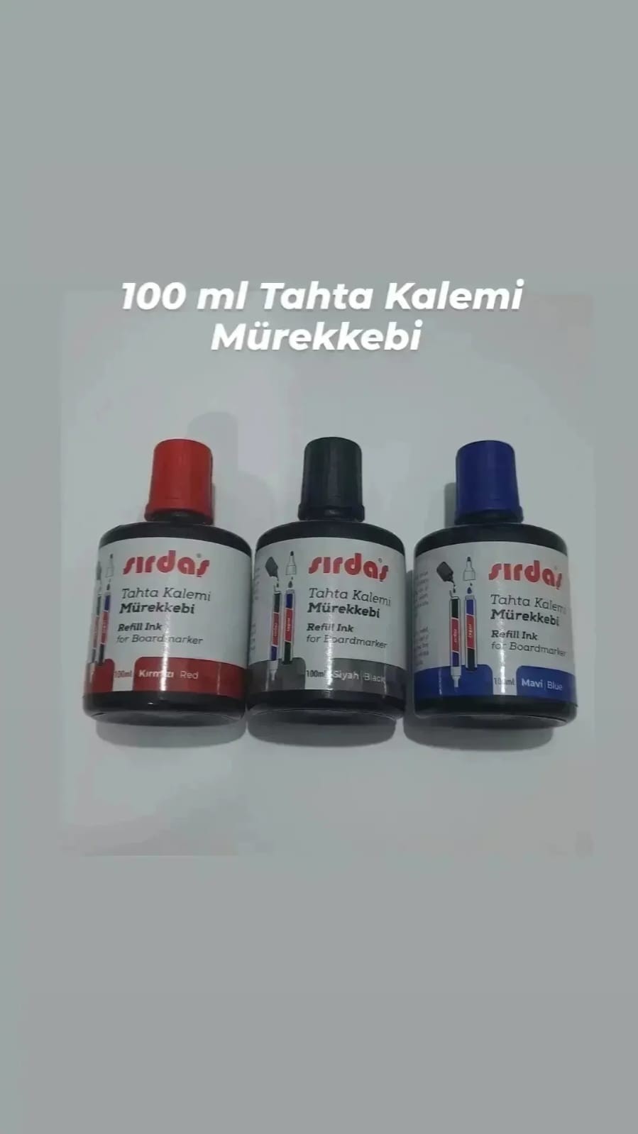 TAHTA KALEMİ MÜREKKEBİ(3 RENK)