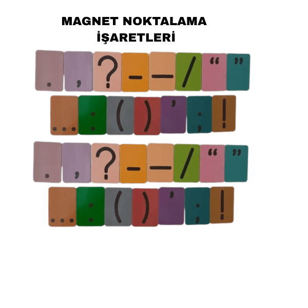 Magnet Noktalama İşaretleri(2 takım)