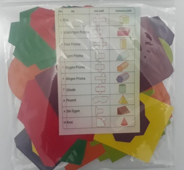 Geometrik Cisimler Maket Seti(karton)