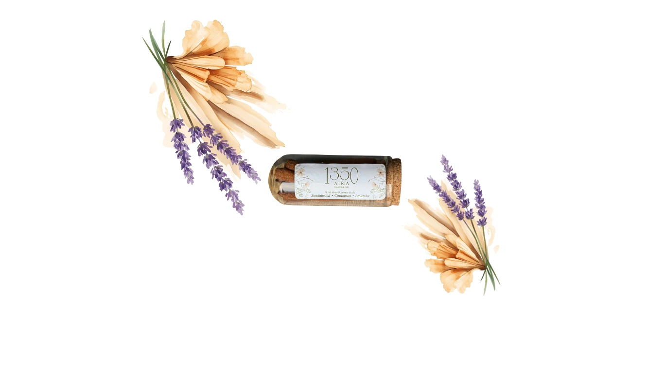 El Yapımı Lavanta-Tarçın-Sandal Tütsü