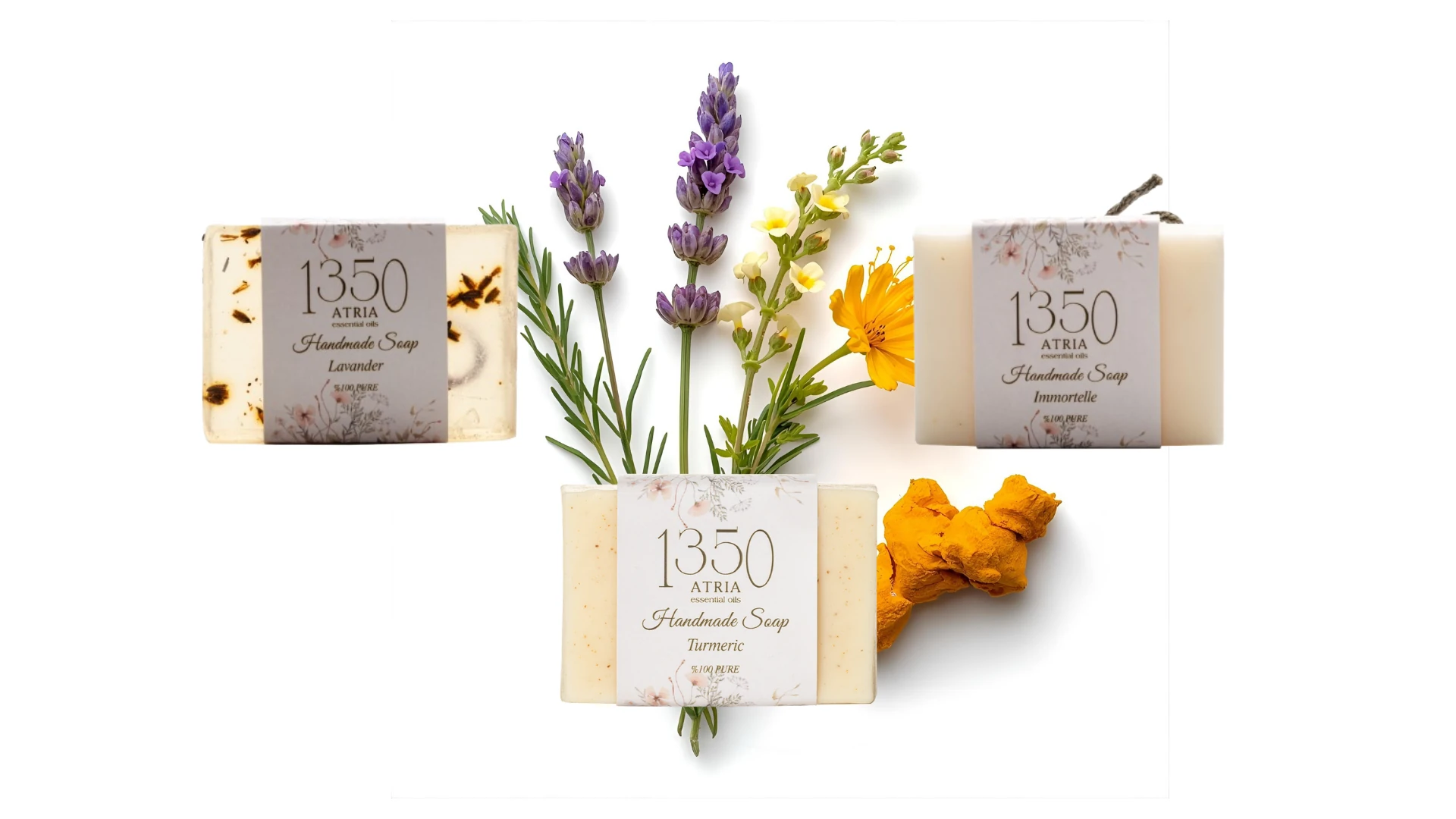 Doğal 3'lü Sabun Seti