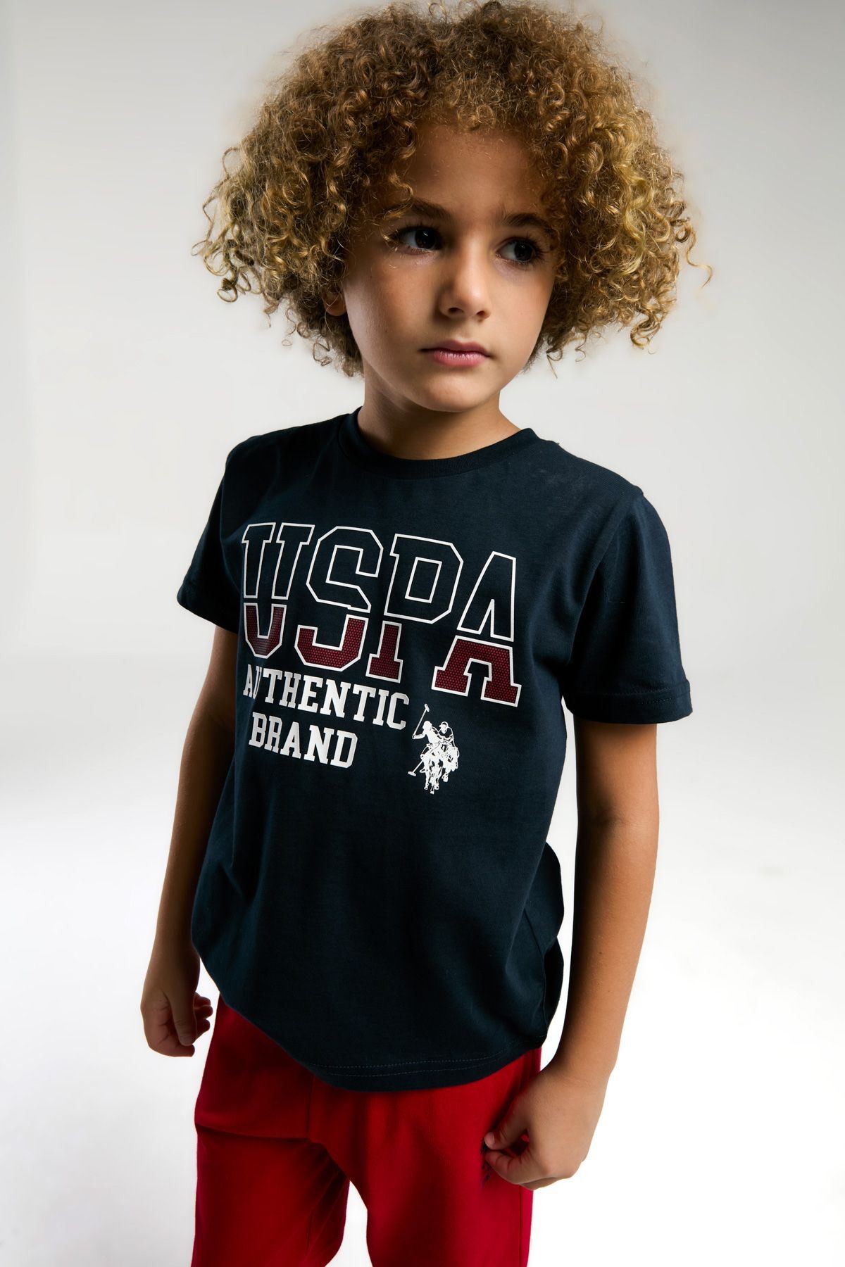 9-15 Yaş Lisanslı Us Polo ASSN Erkek Çocuk Takım-Lacivert