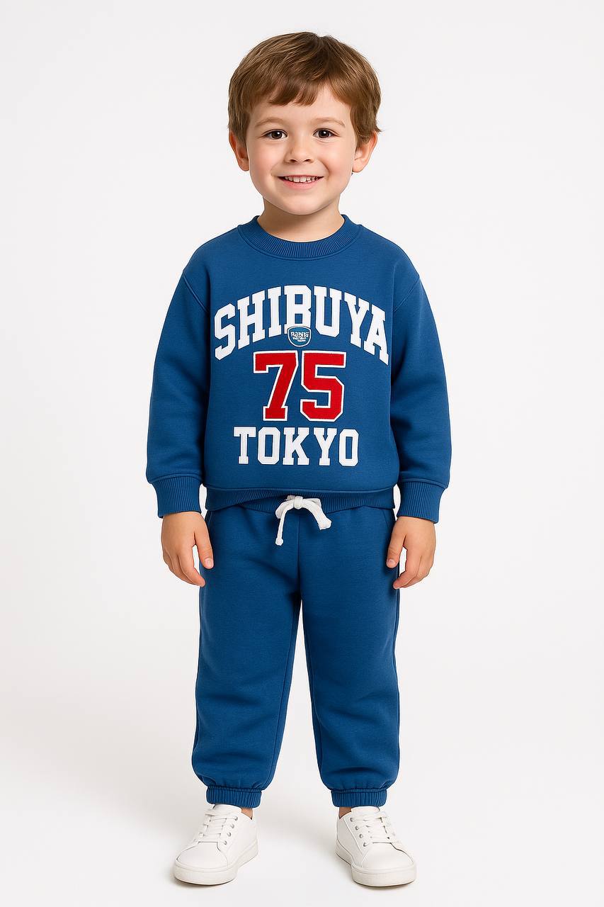 2-7 Yaş Erkek Çocuk Shibuya Tokyo İkili Takım