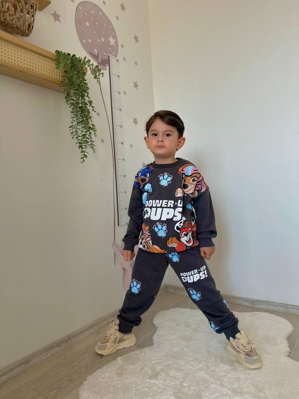 2-7 Yaş Erkek Çocuk Paw Patrol Baskılı Eşofman Takımı