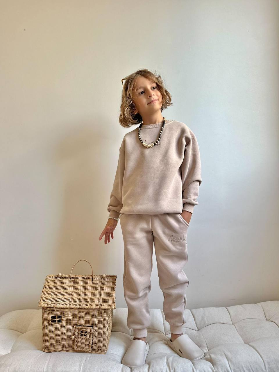 3-10 Yaş Erkek Çocuk 3 İp Şardonlu Enjeksiyon Baskılı Eşofman Takımı