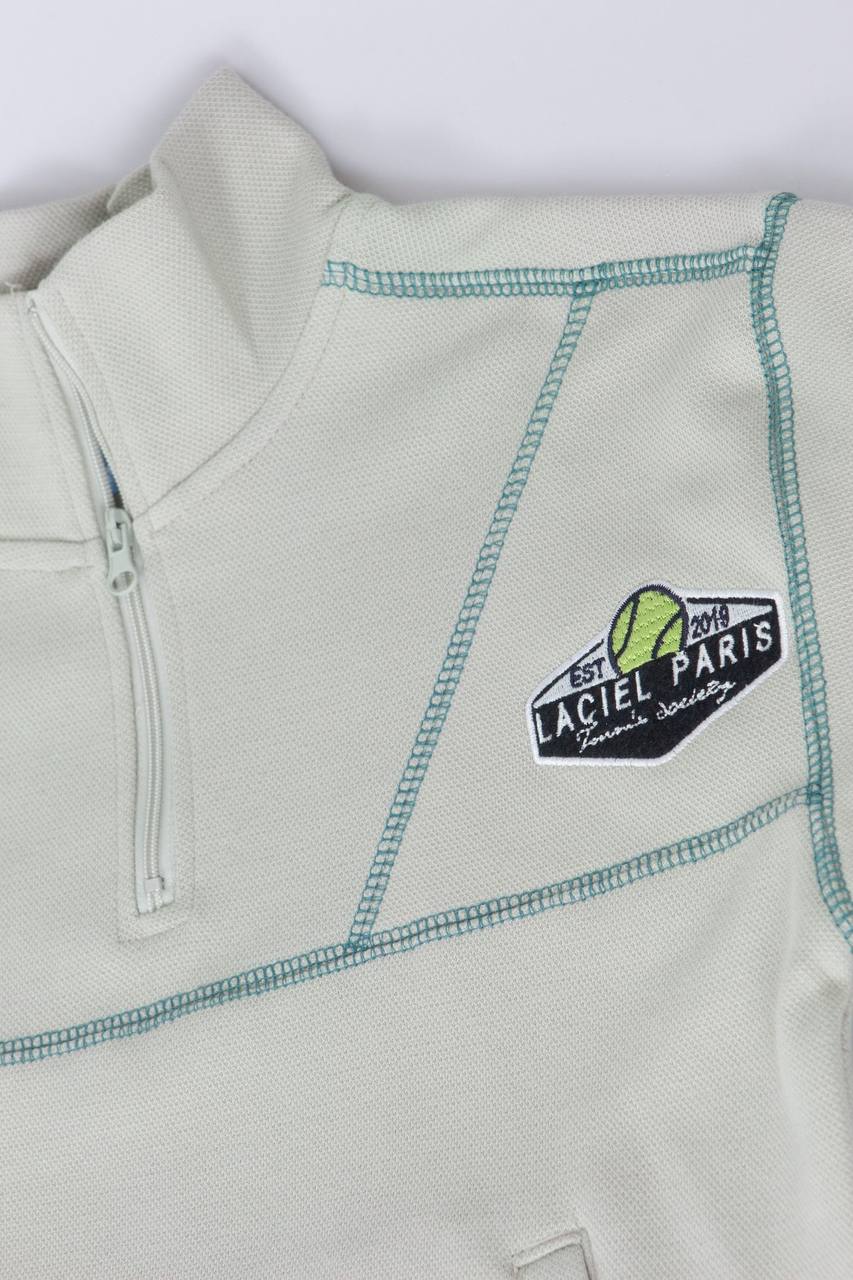 3-10 Yaş Erkek Çocuk Yarım Fermuarlı Spor Eşofman Takımı – Modern Tasarım