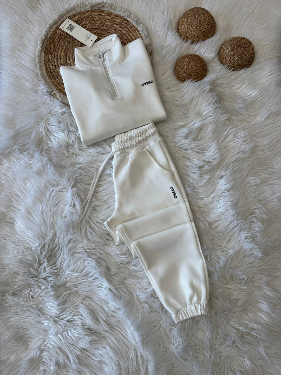 6-14 Yaş Unisex Fermuarlı Oysho Eşofman Takımı