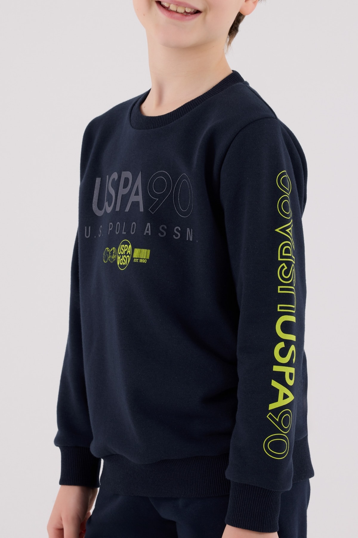 4-15 Yaş Erkek Çocuk US Polo Assn Lisanslı Lacivert Eşofman Takımı