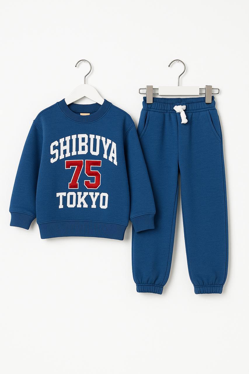 2-7 Yaş Erkek Çocuk Shibuya Tokyo İkili Takım