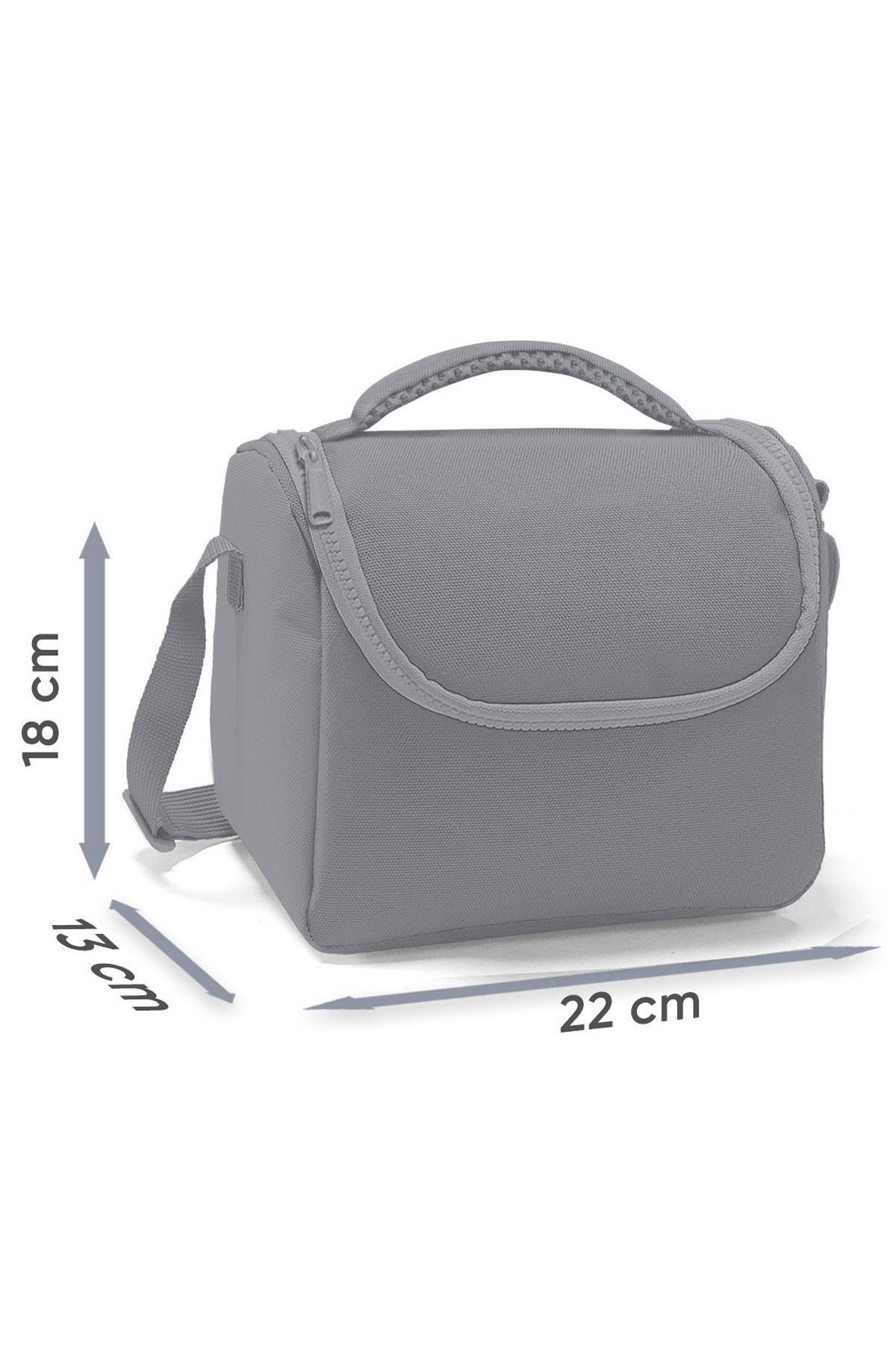 Coral High Kids Pembe Rengarenk Dondurma Desenli Thermo Beslenme Çantası