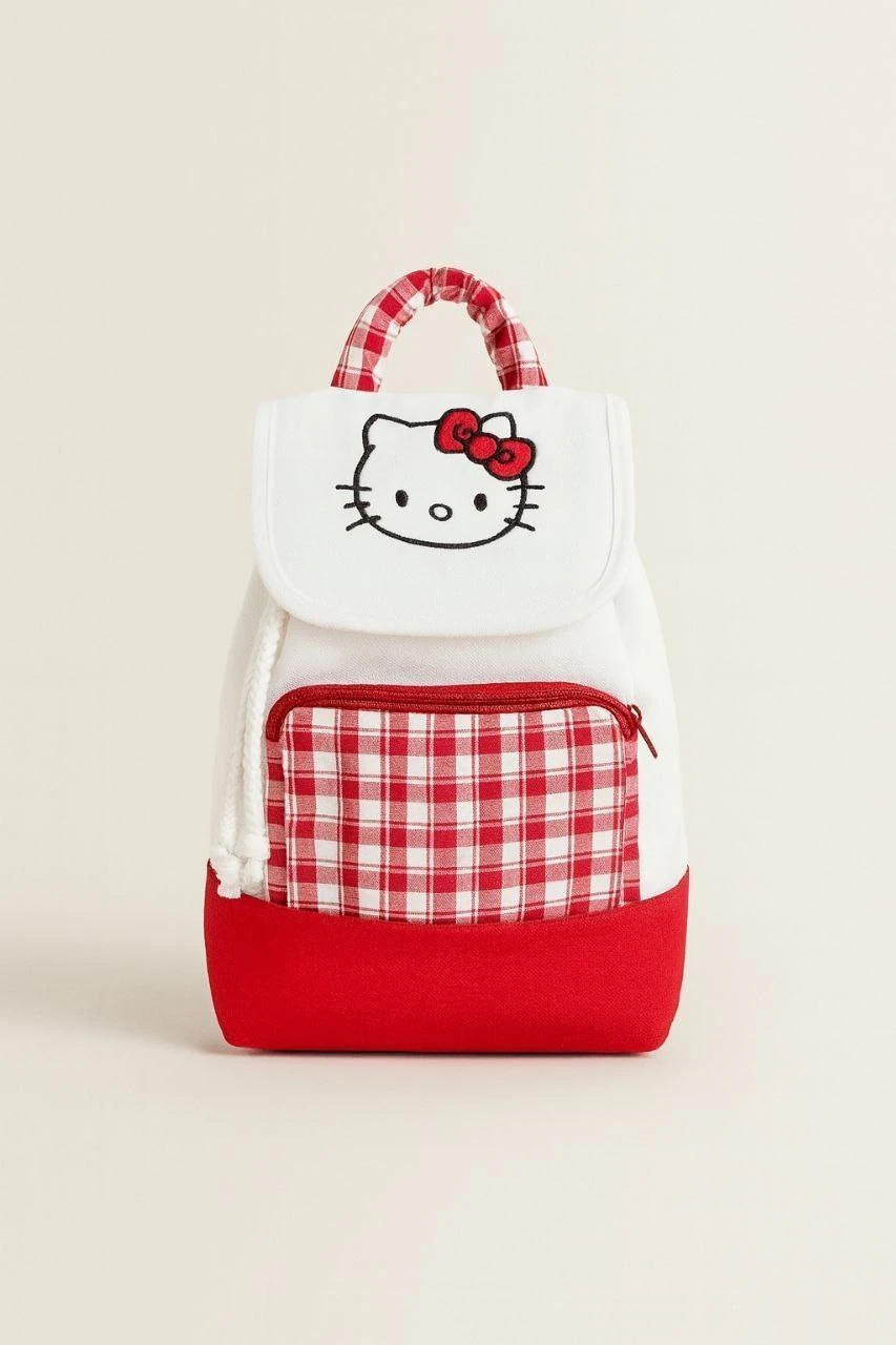 2-10 Yaş Kız Çocuk Fiyonk Detaylı 3’lü Çantalı Takım