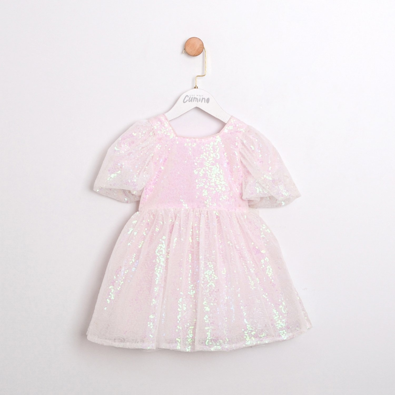 2-5 Yaş Sugar Candy Kız Çocuk Elbise-Pembe