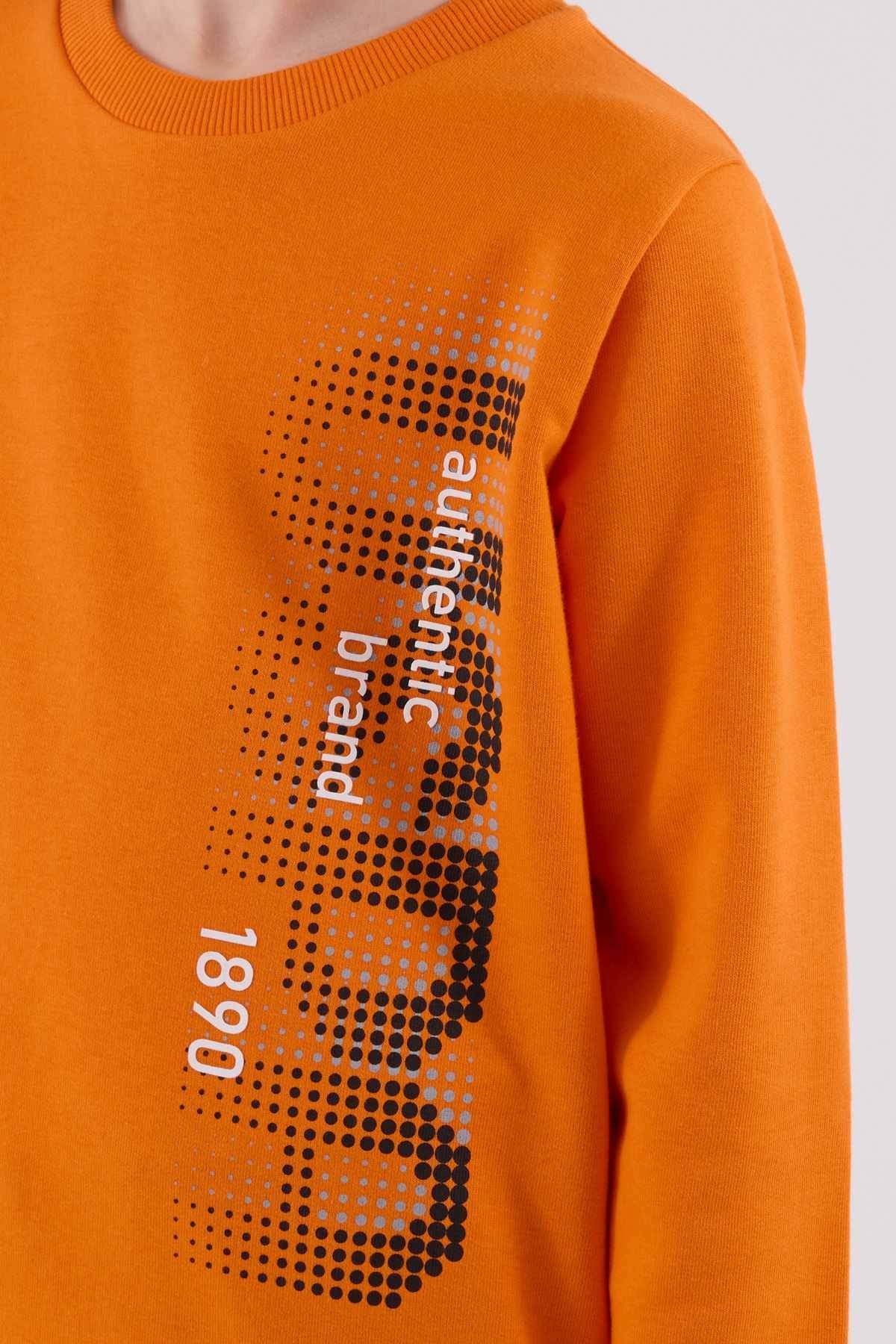 4-8Yaş Lisanslı Us Polo Assn Erkek Çocuk Takım-Oranj