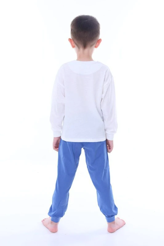 2-6 Yaş Nature Life Hayvan Baskılı Erkek Çocuk Pijama Takımı