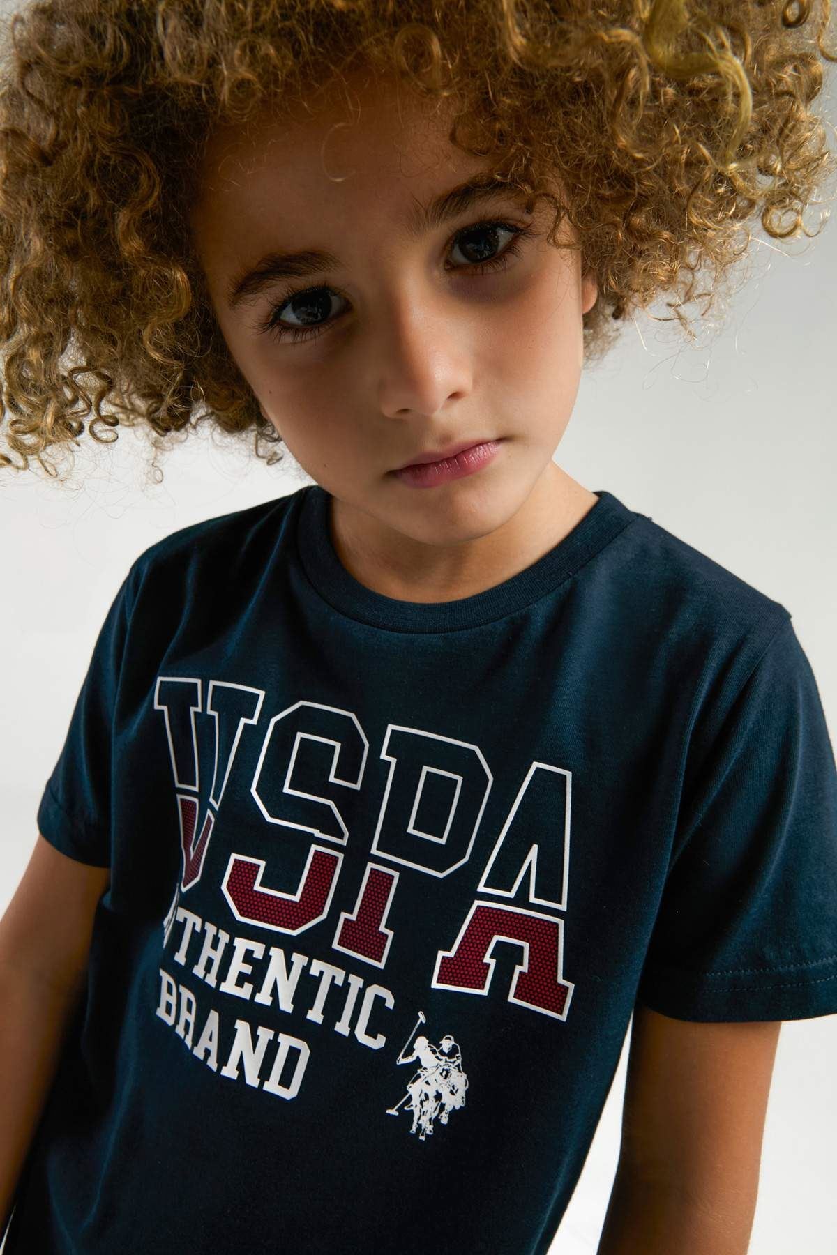 9-15 Yaş Lisanslı Us Polo ASSN Erkek Çocuk Takım-Lacivert