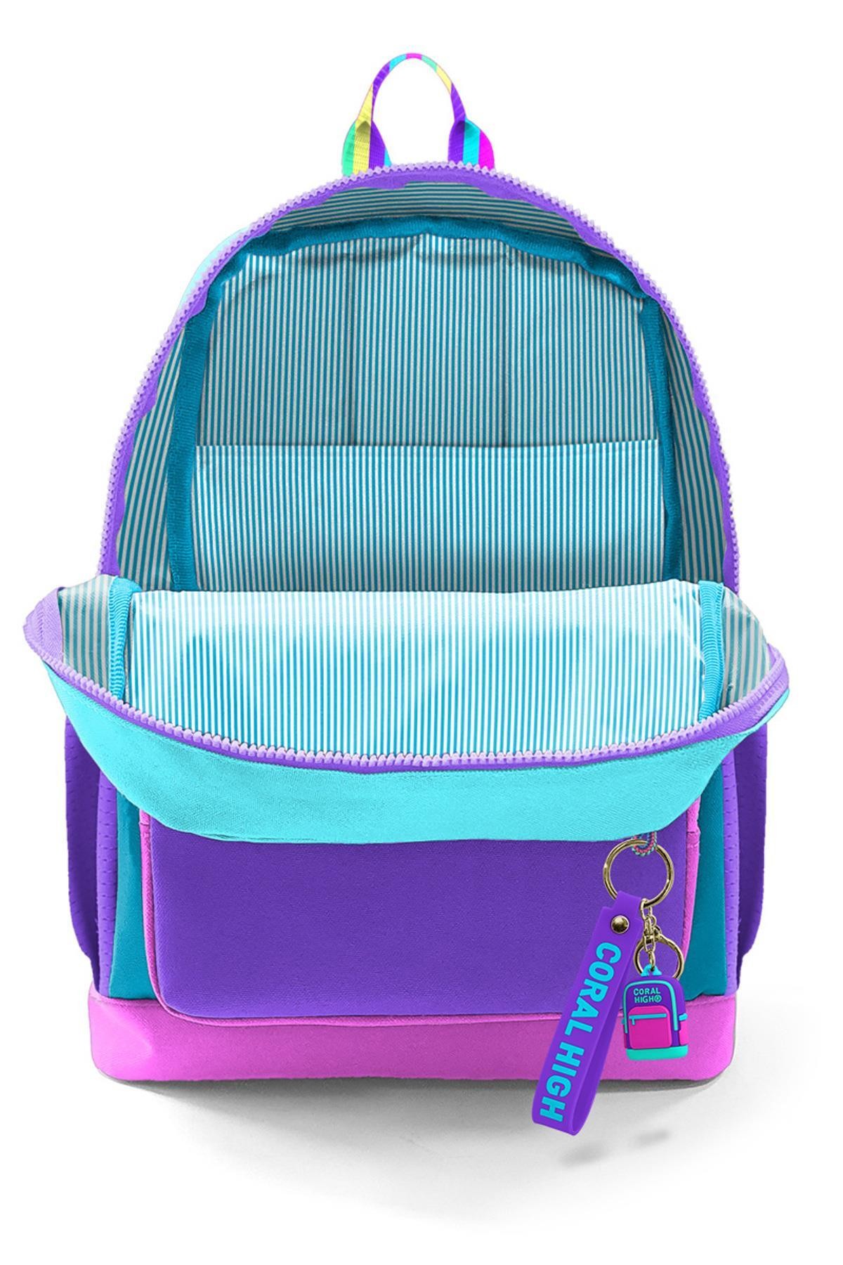 Coral High Kids Pembe Pastel Renkli Okul Sırt Çantası