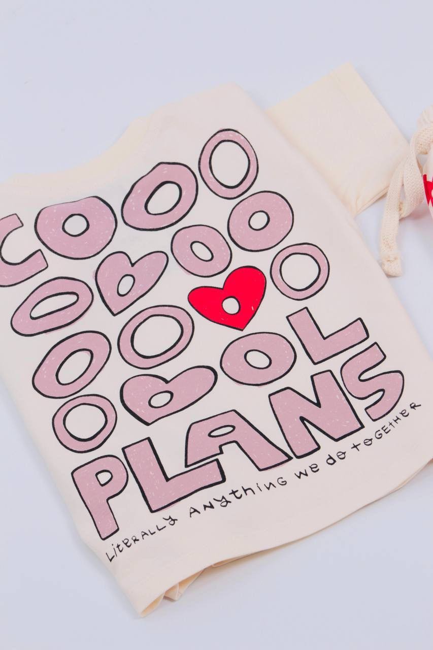 2-7 YAŞ KIZ ÇOCUK COOL PLANS ŞORT TAKIM