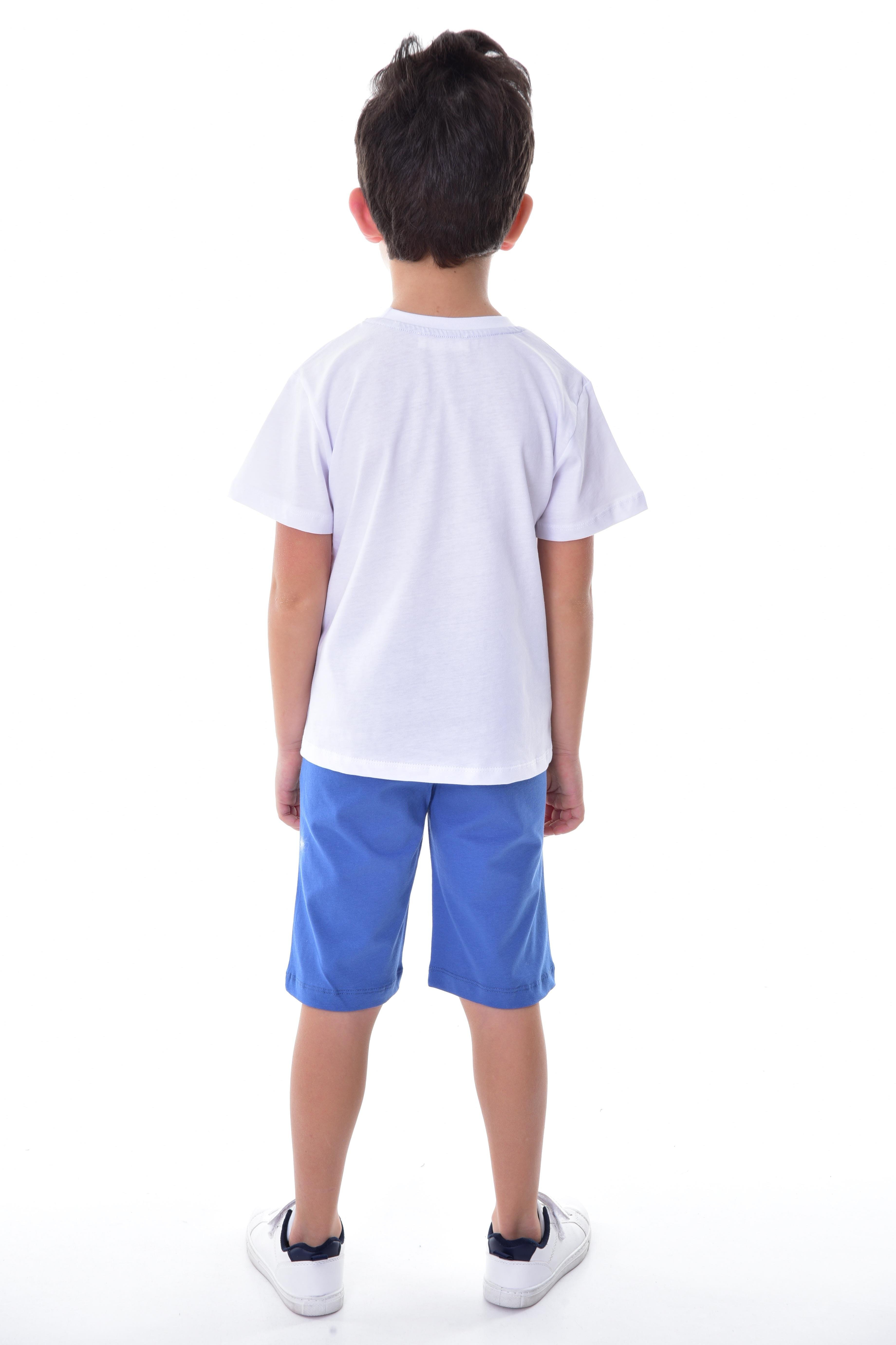 3-12 YAŞ ERKEK ÇOCUK SOMEONE SÜPREM ŞORTLU PİJAMA TAKIM