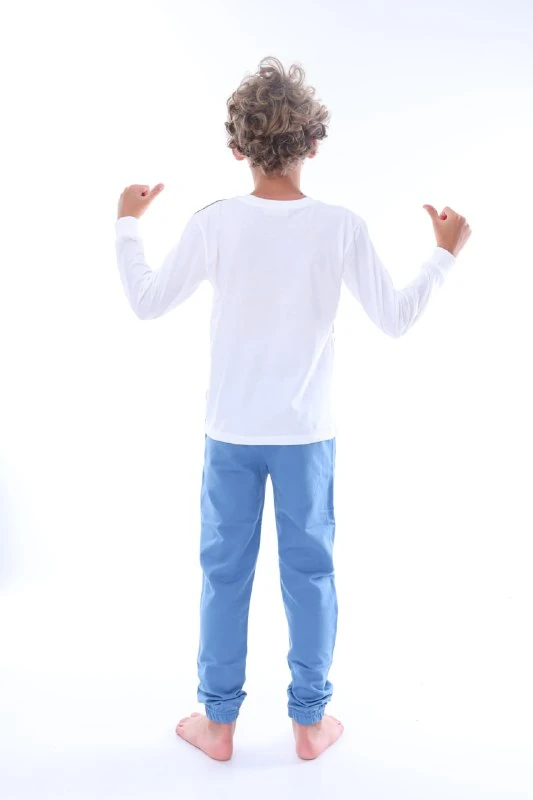 7-11 Yaş Alone With Nature Baskılı Erkek Çocuk Takımı