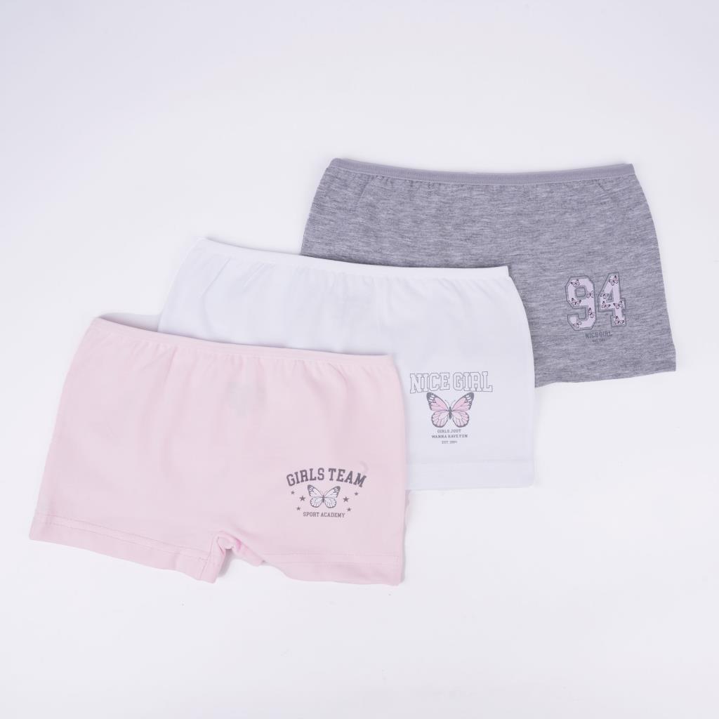 3-10 Yaş Kız Çocuk Alken 2'Li Boxer Set