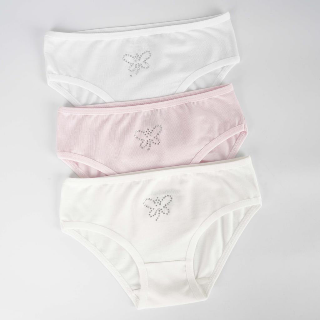 3-10 Yaş Kız Çocuk Sweety 3'Lü Slip Set