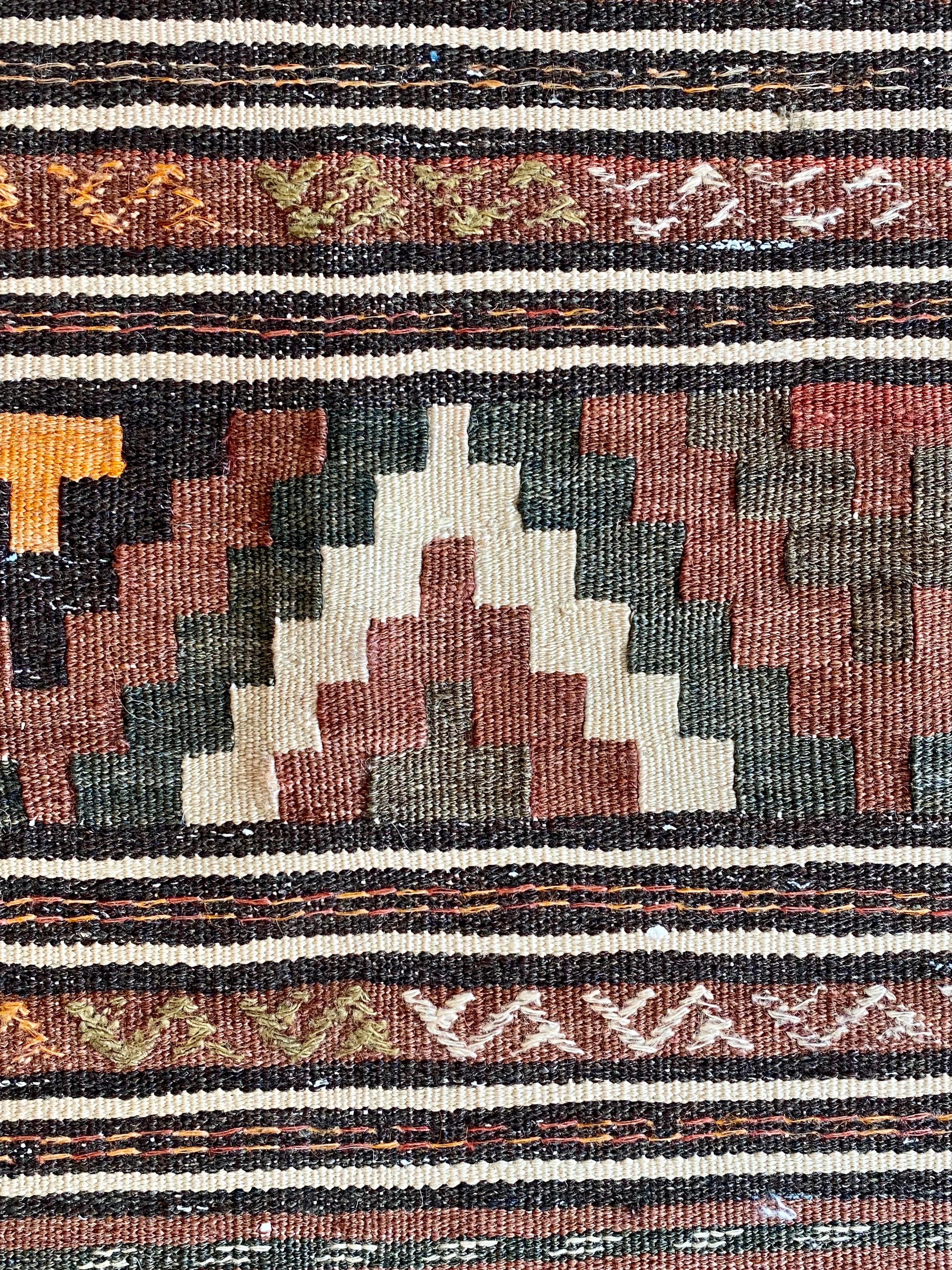 Hand Woven Central Asian Kazakh Rug