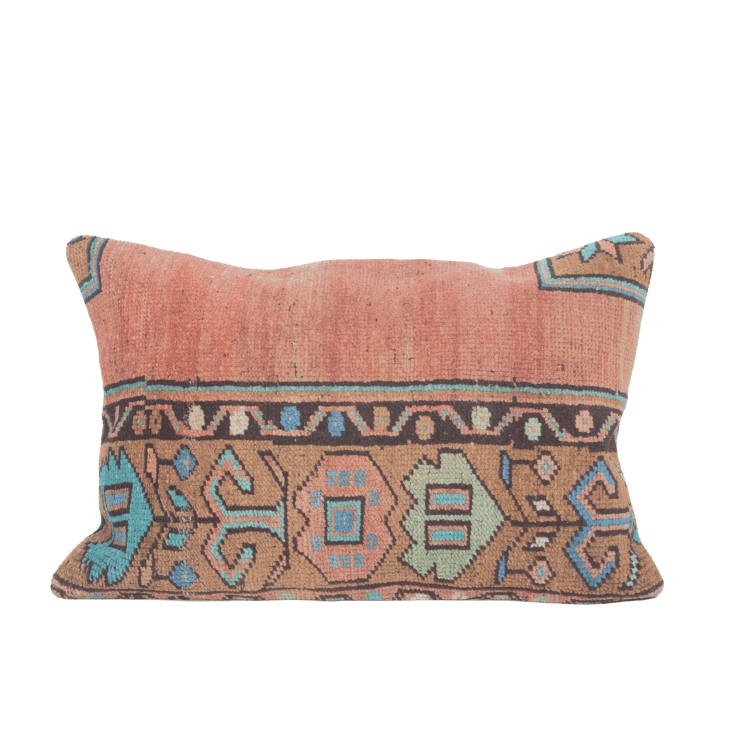 Ram Horn Hand Woven Carpet Cushion