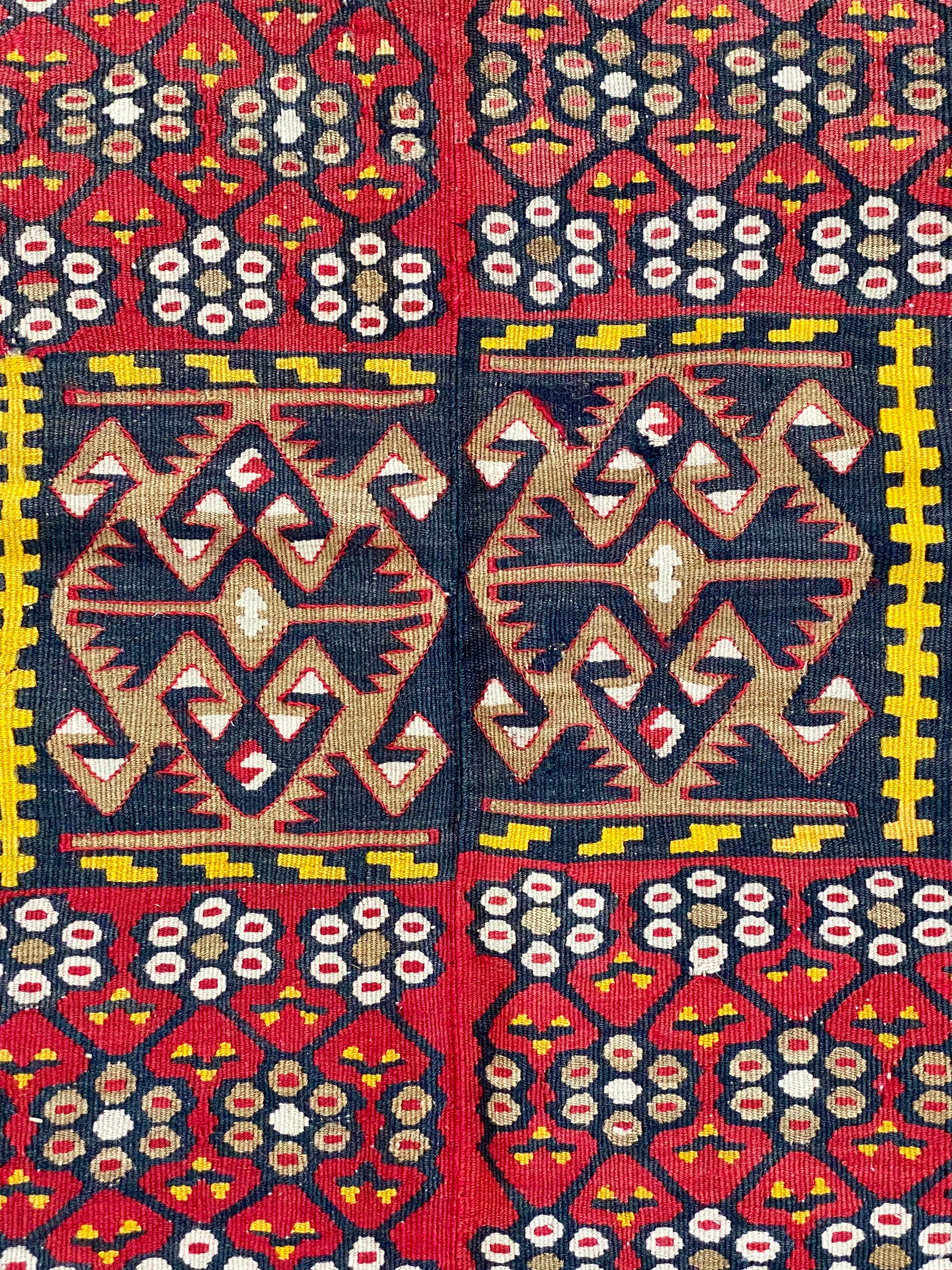 Antique Handwoven Kayseri Rug