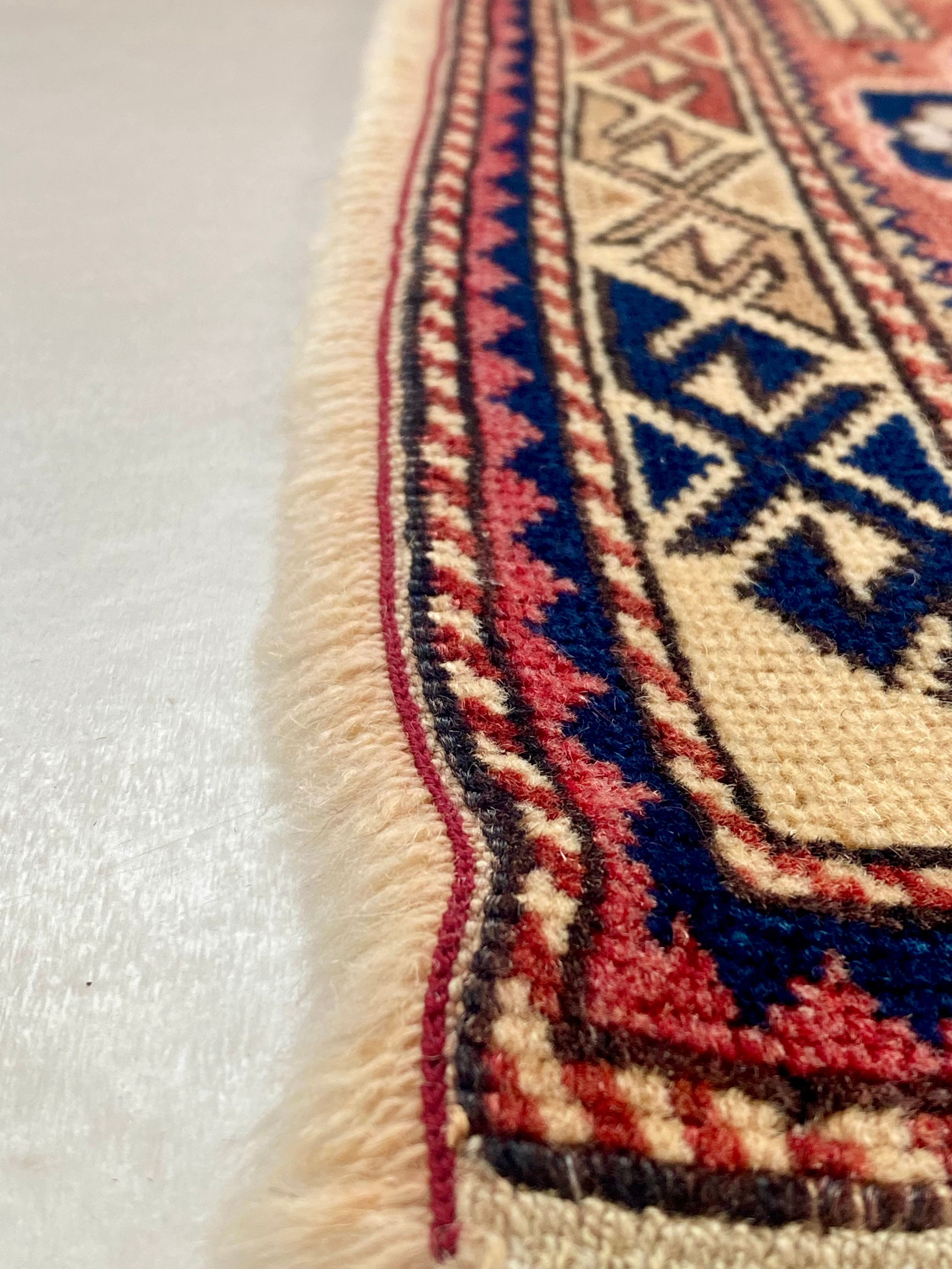 Kazakh Sirvan Hand-Woven Carpet