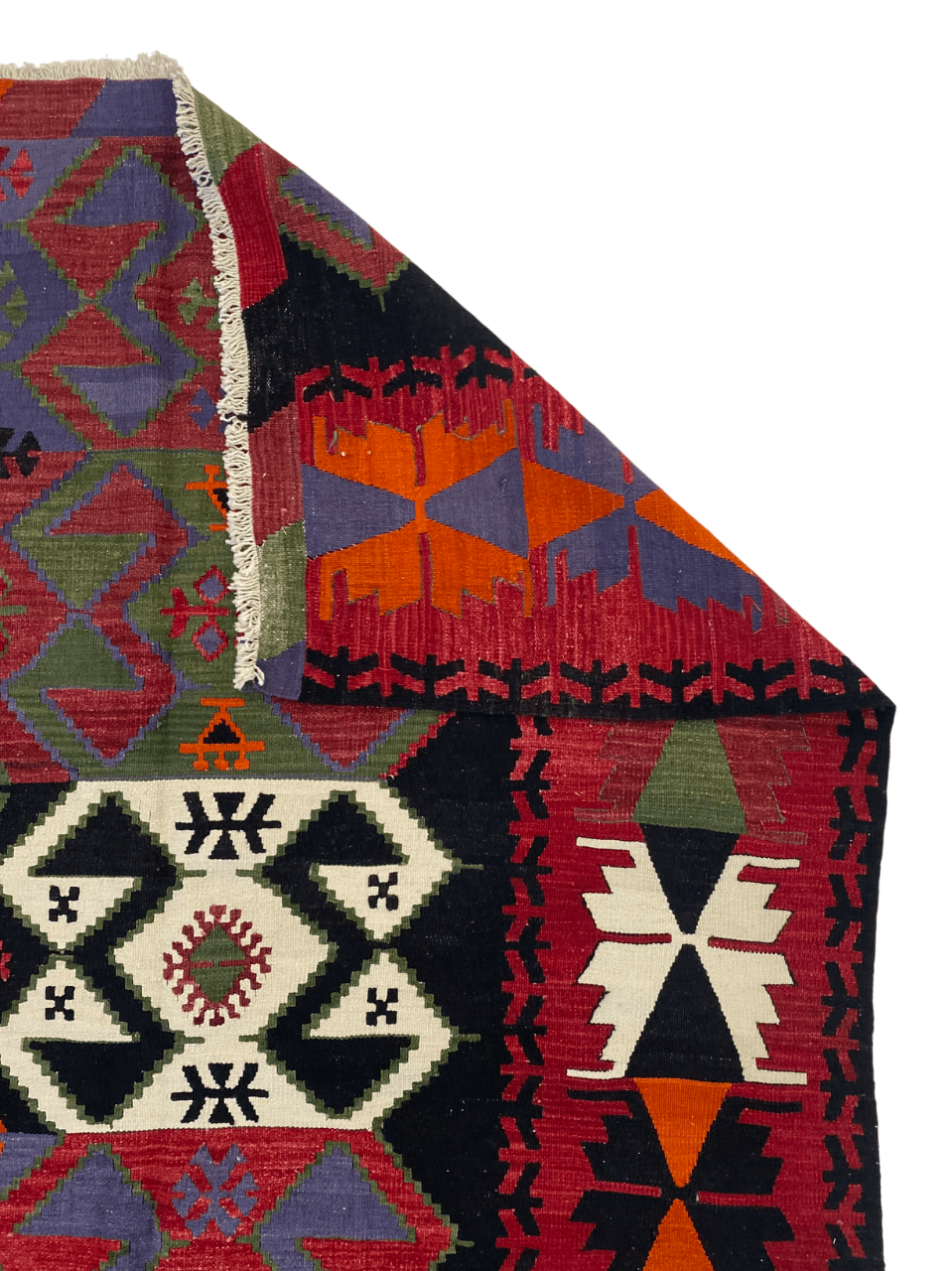 Handwoven Vintage Emirdag Kilim 2