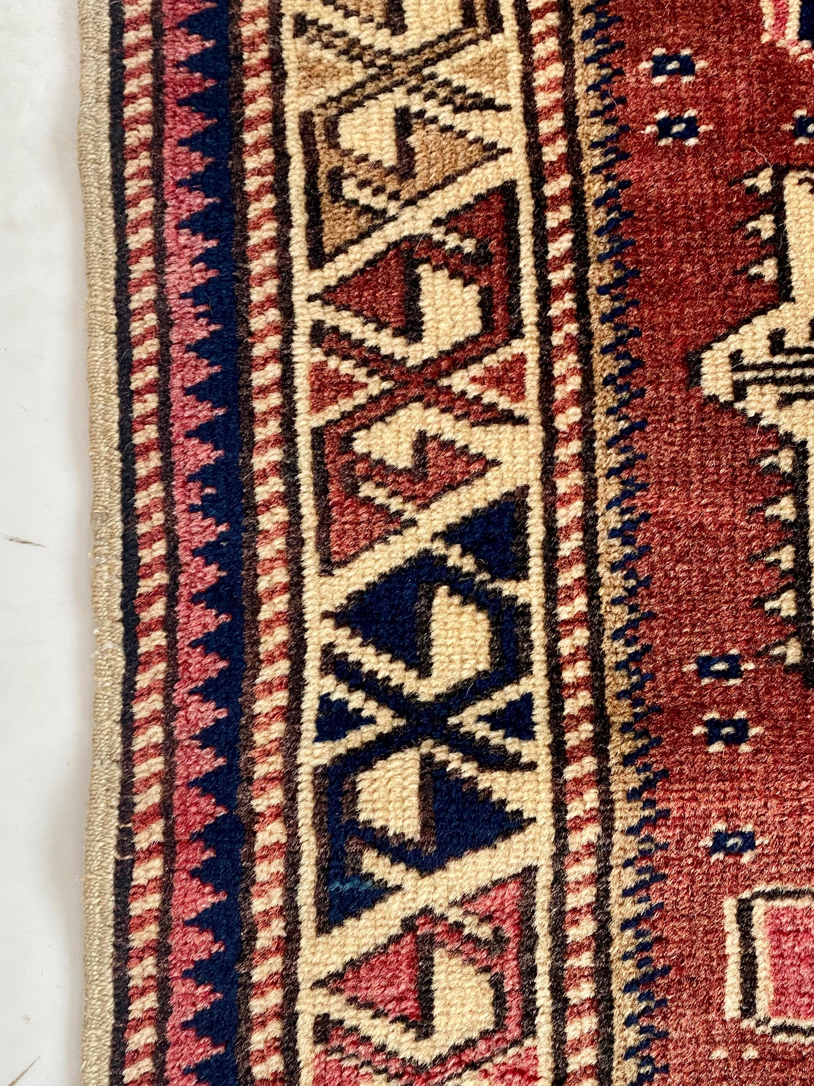 Kazakh Sirvan Hand-Woven Carpet