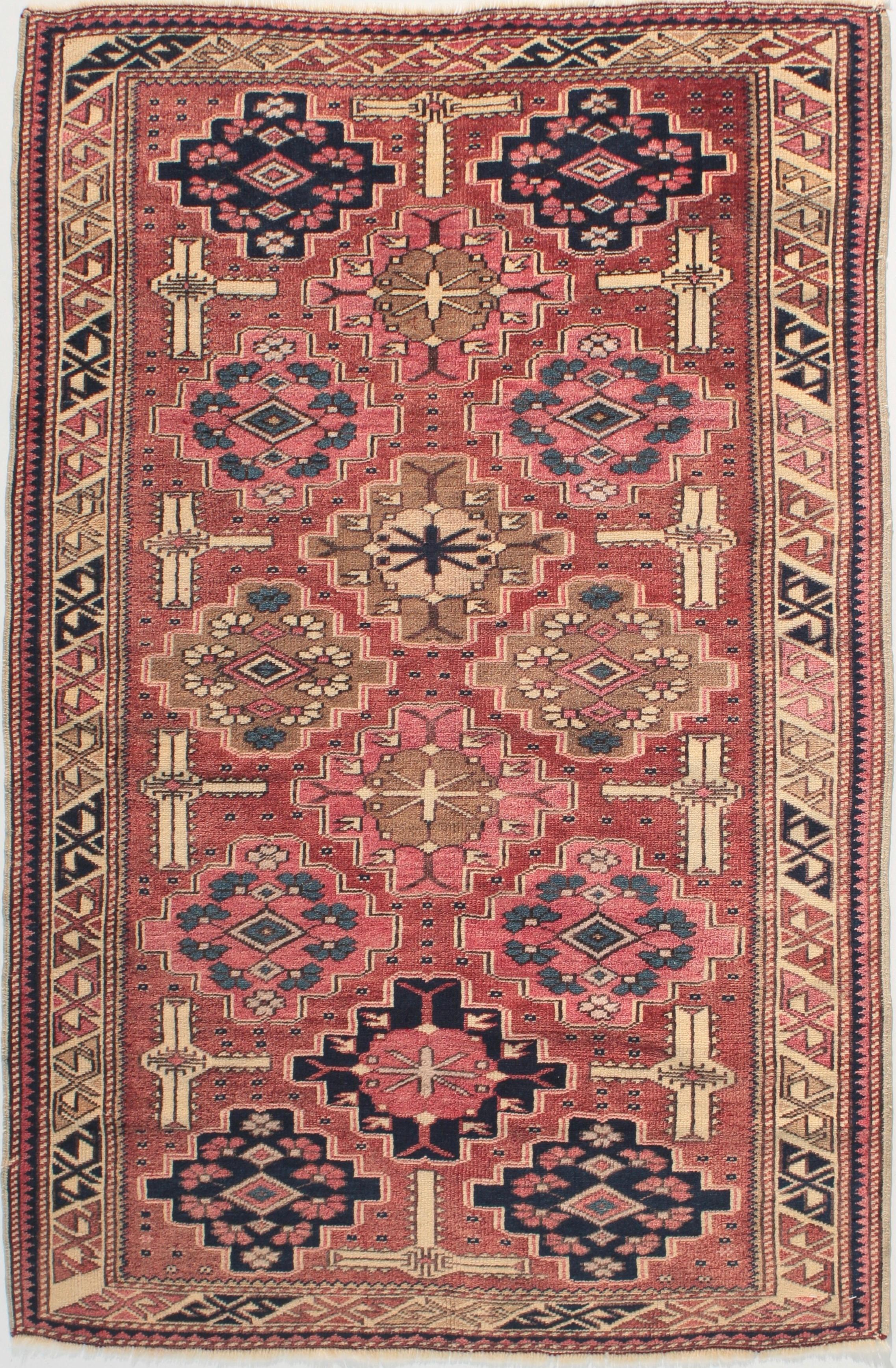 Kazakh Sirvan Hand-Woven Carpet