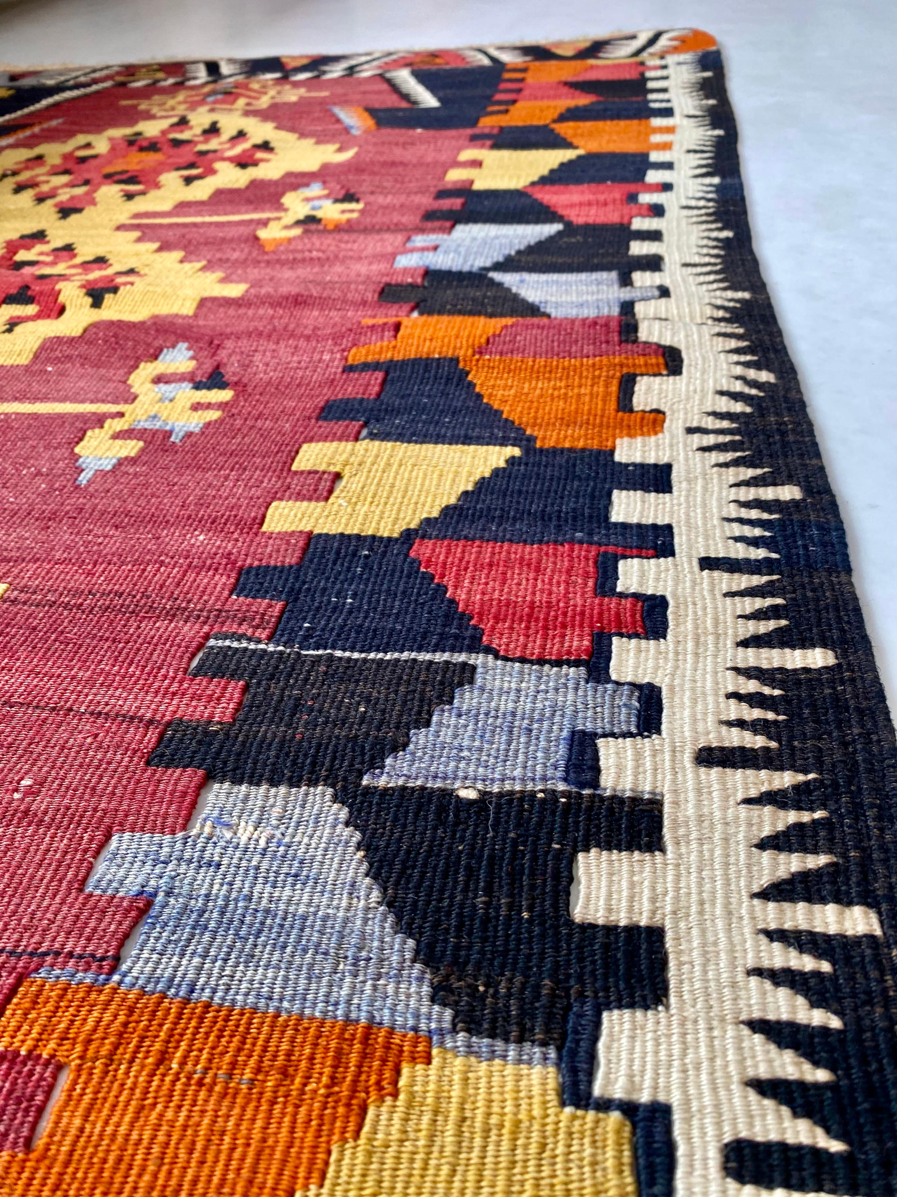 Hand Woven Kazakh Rug