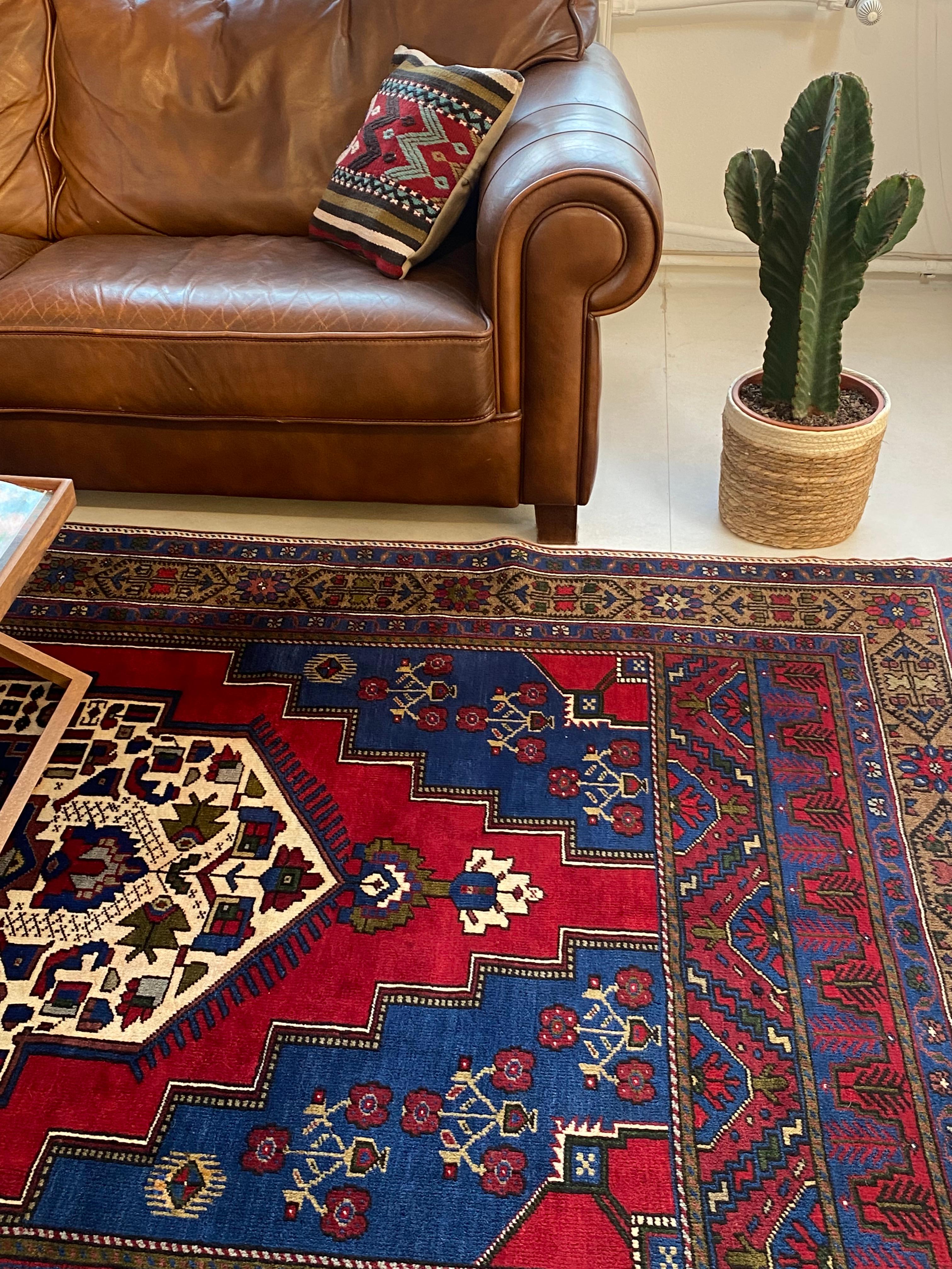 Central Anatolia Taspinar Hand-Woven Carpet