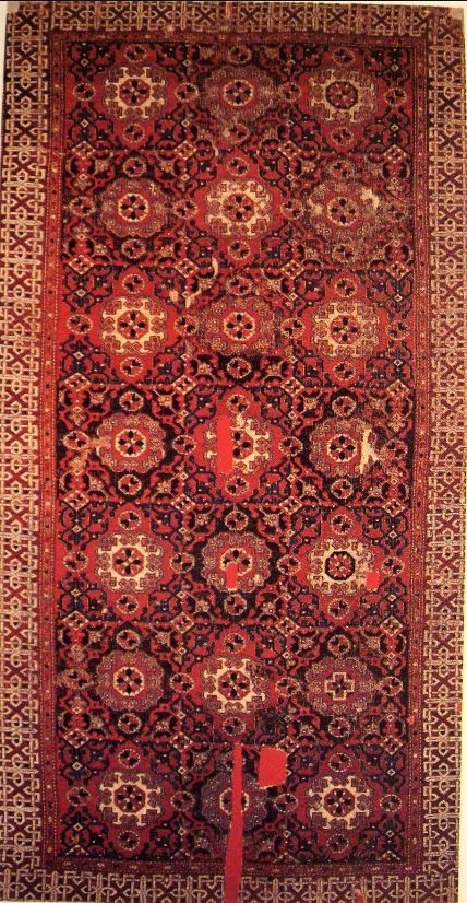 Type 1 small-sample Holbein carpet, Anatolia, 16th century