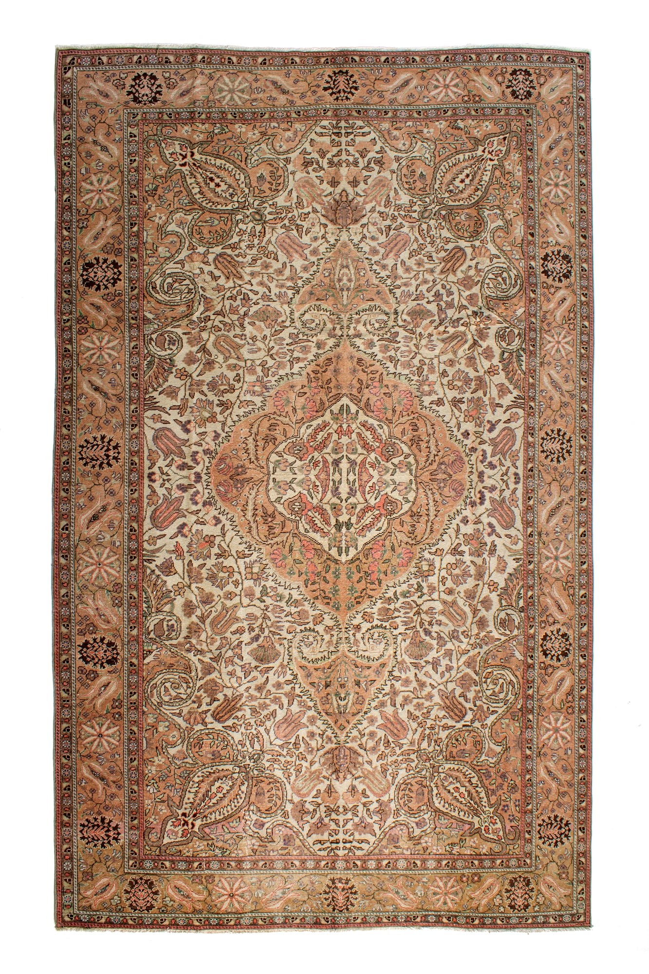  Kayseri Bunyan Vintage Hand Woven Carpet