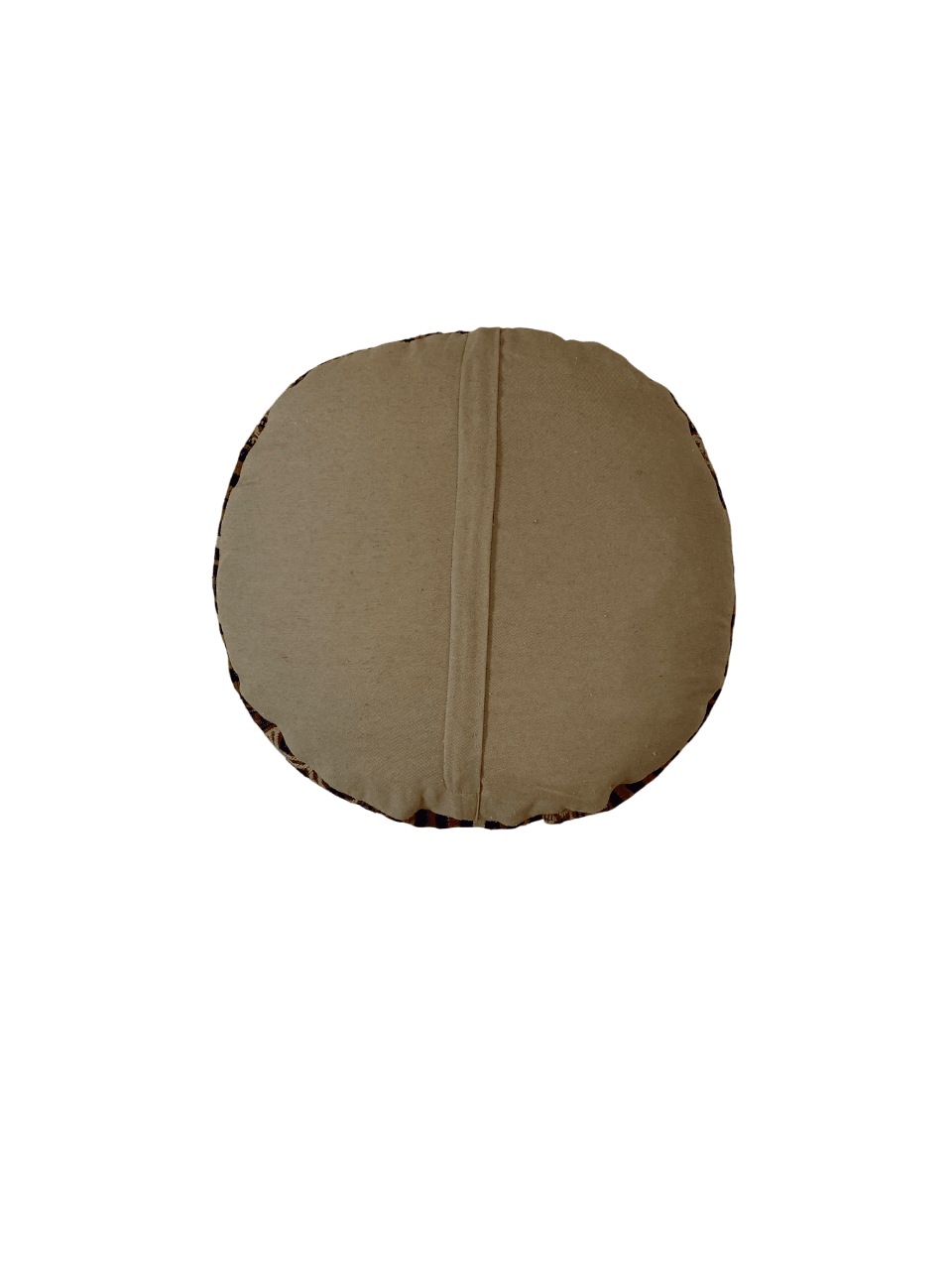 Handwoven Bird Motif Pouffe