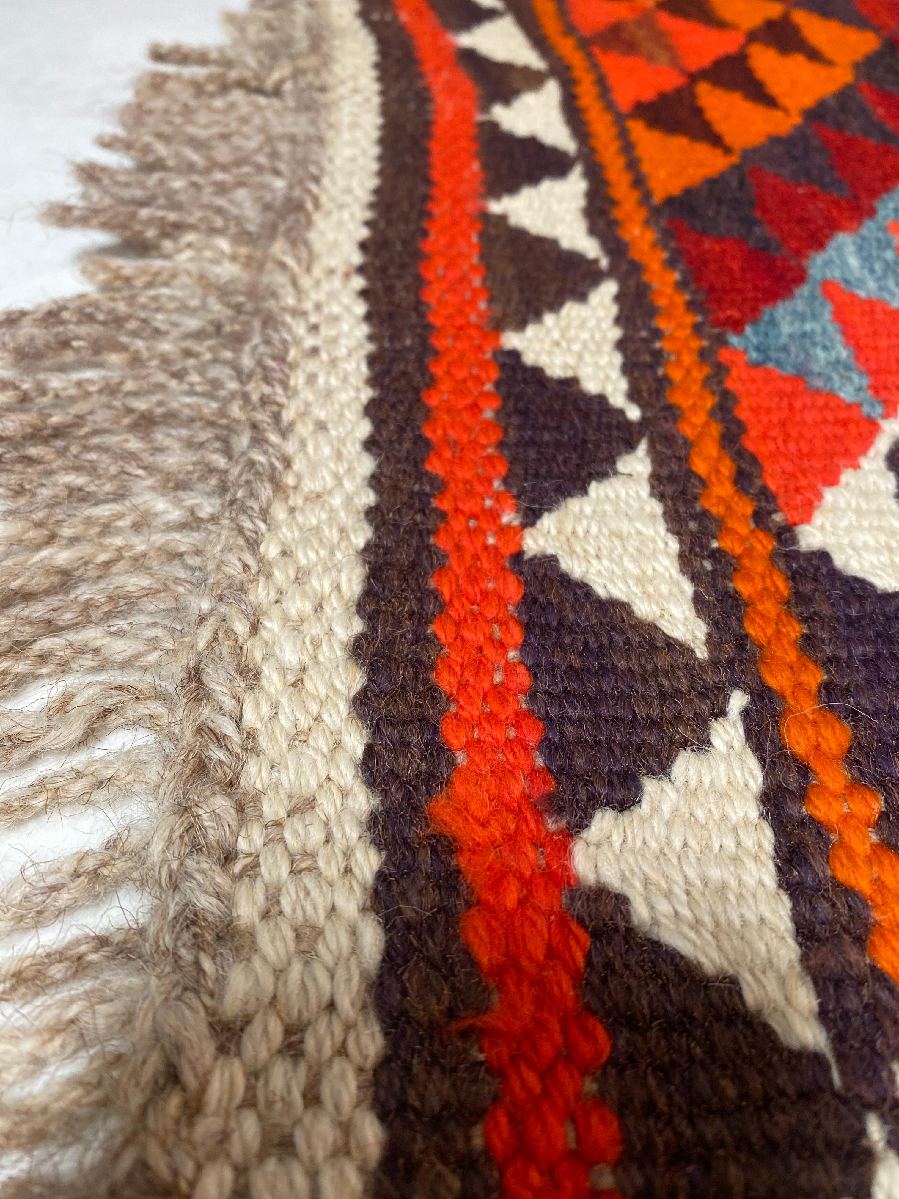 Handwoven Kars Kilim Runner