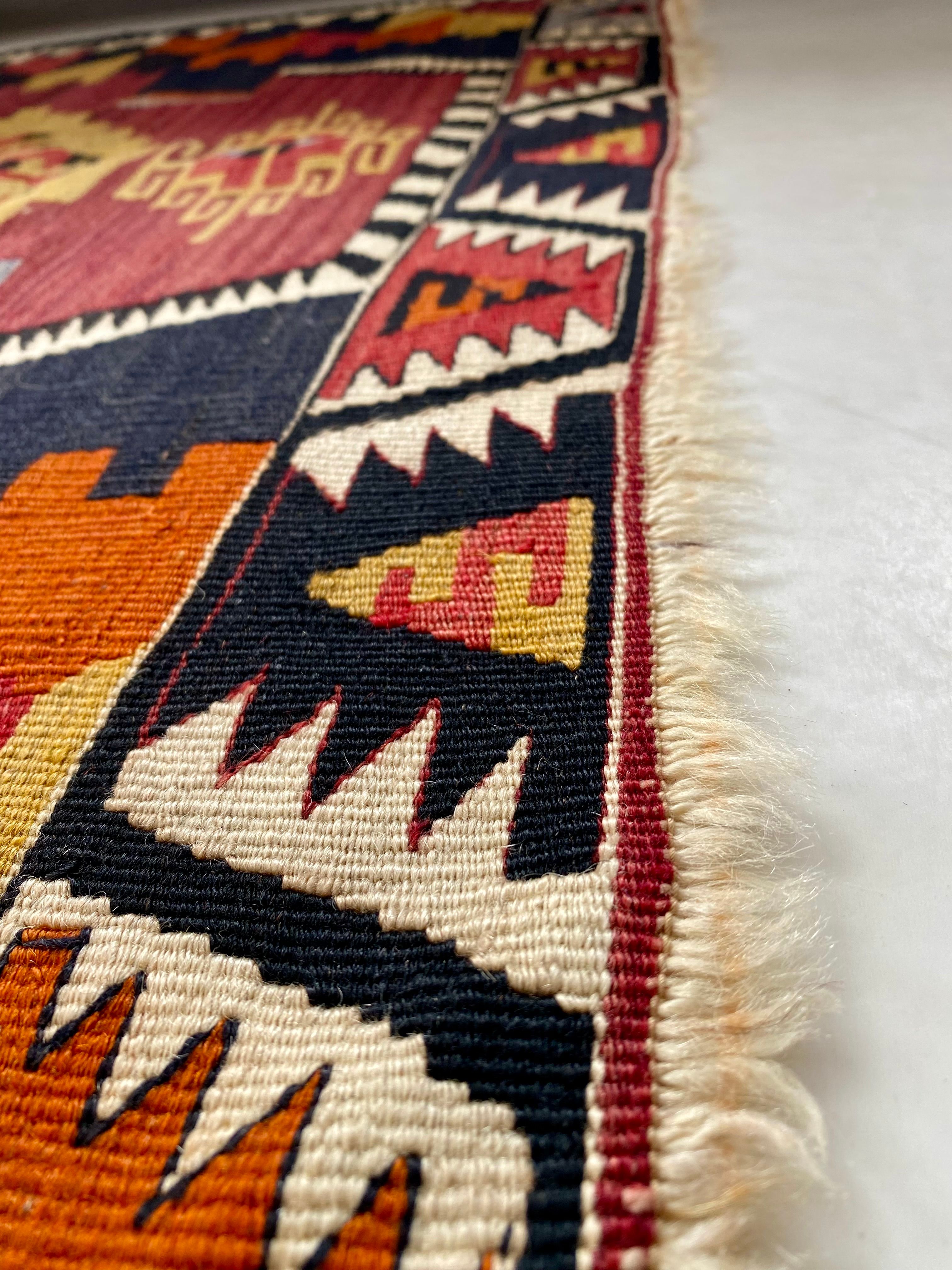 Hand Woven Kazakh Rug