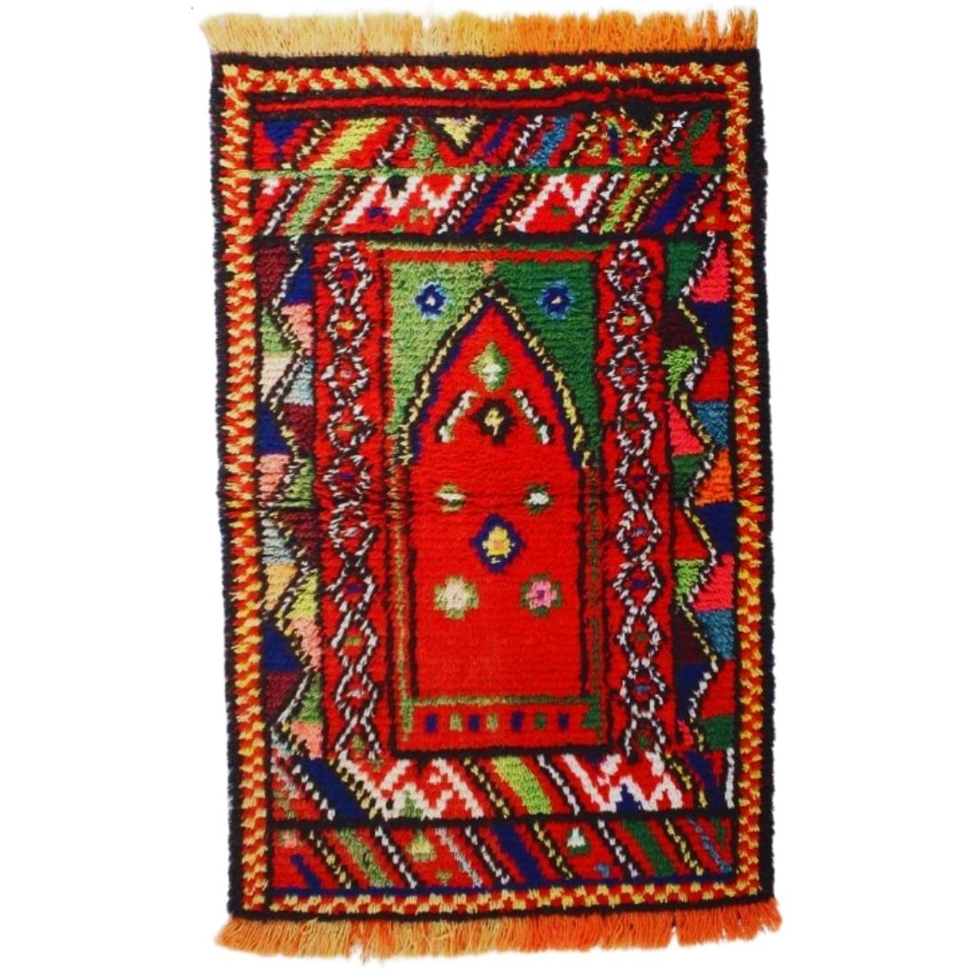 Central Anatolia Konya Tulle Prayer Rug