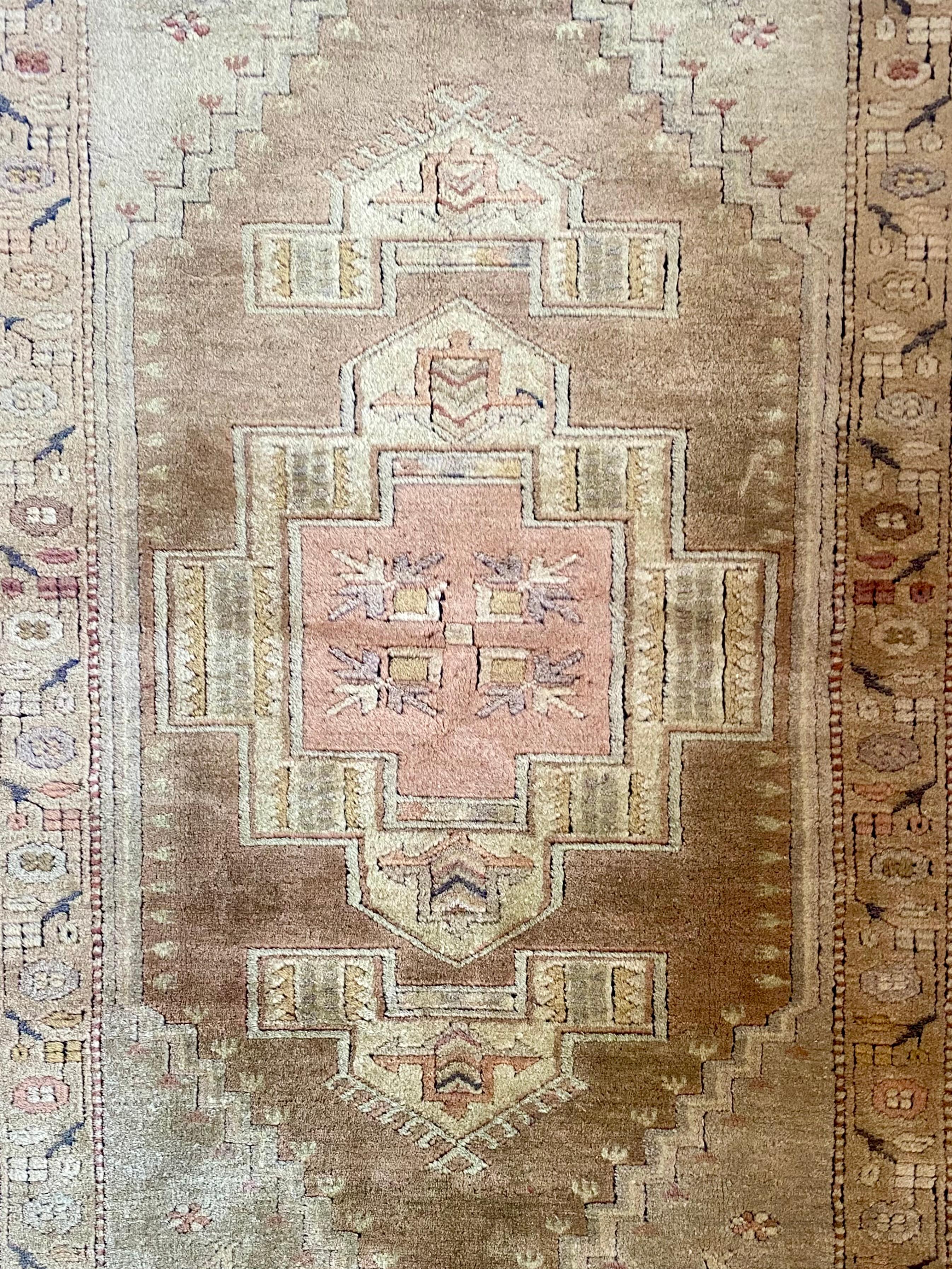 West Anatolia Milas Double Mihrab Pastel  Carpet