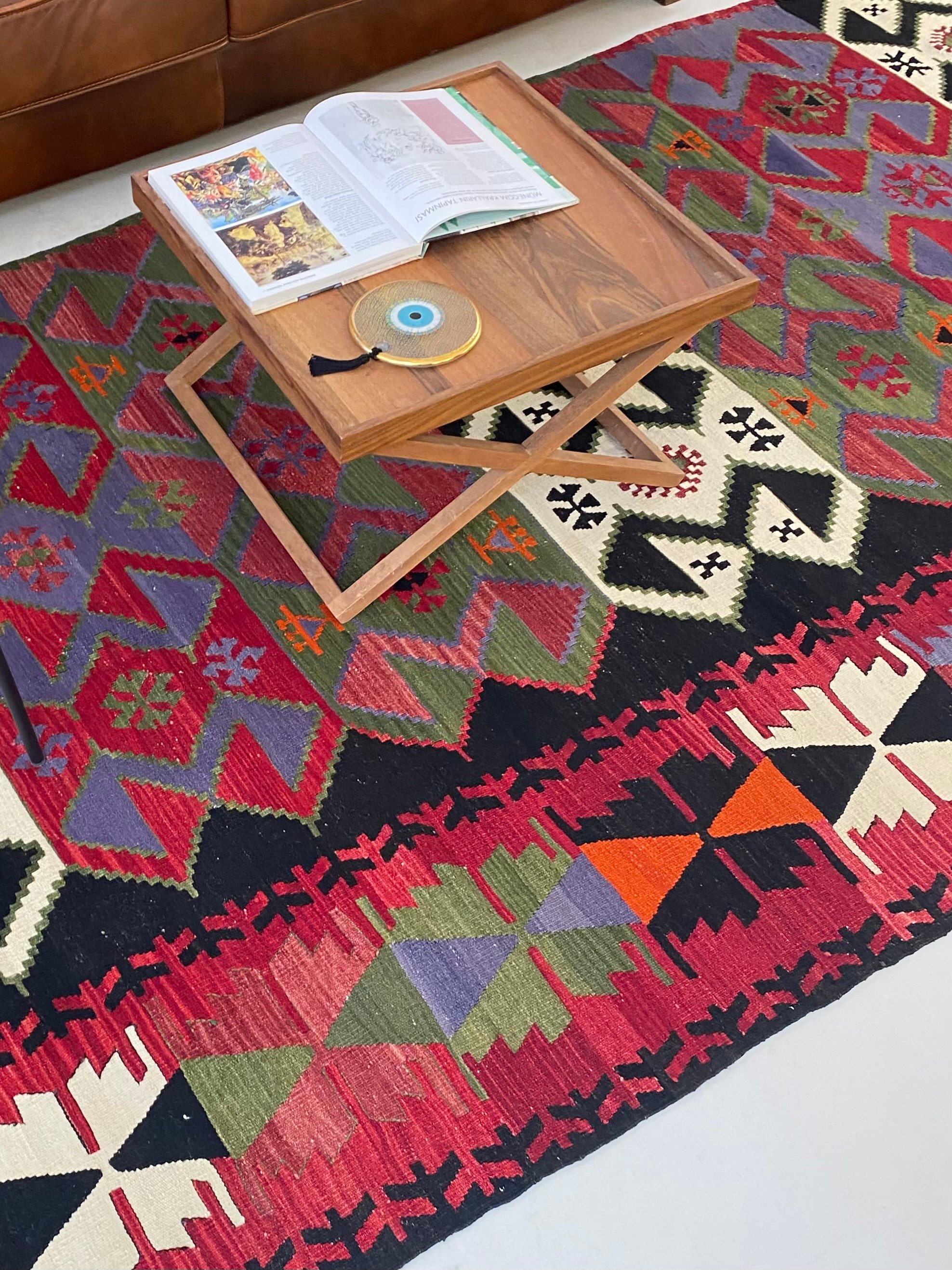 Handwoven Vintage Emirdag Kilim 2