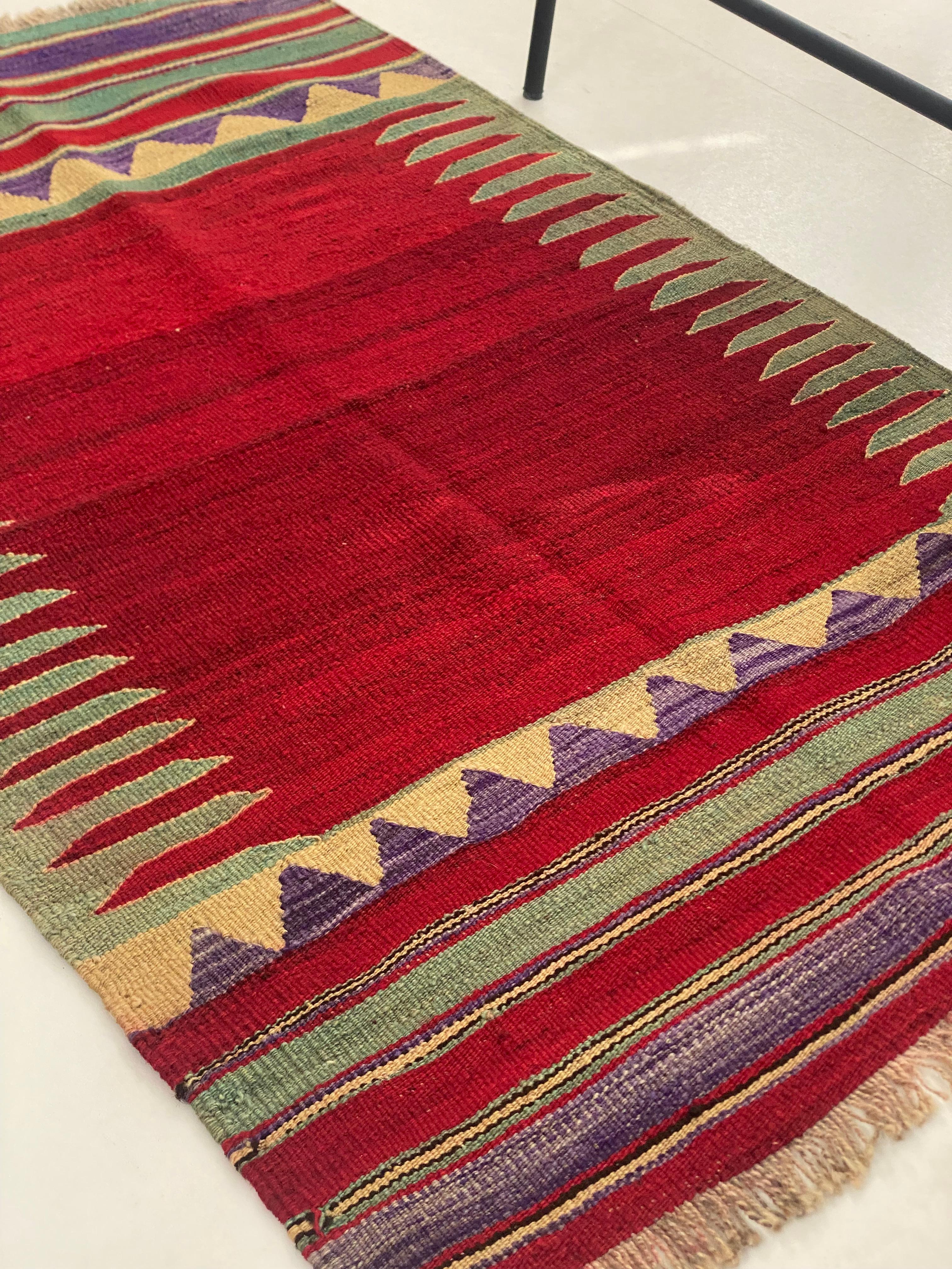 Handwoven Bodrum Bos Kilim