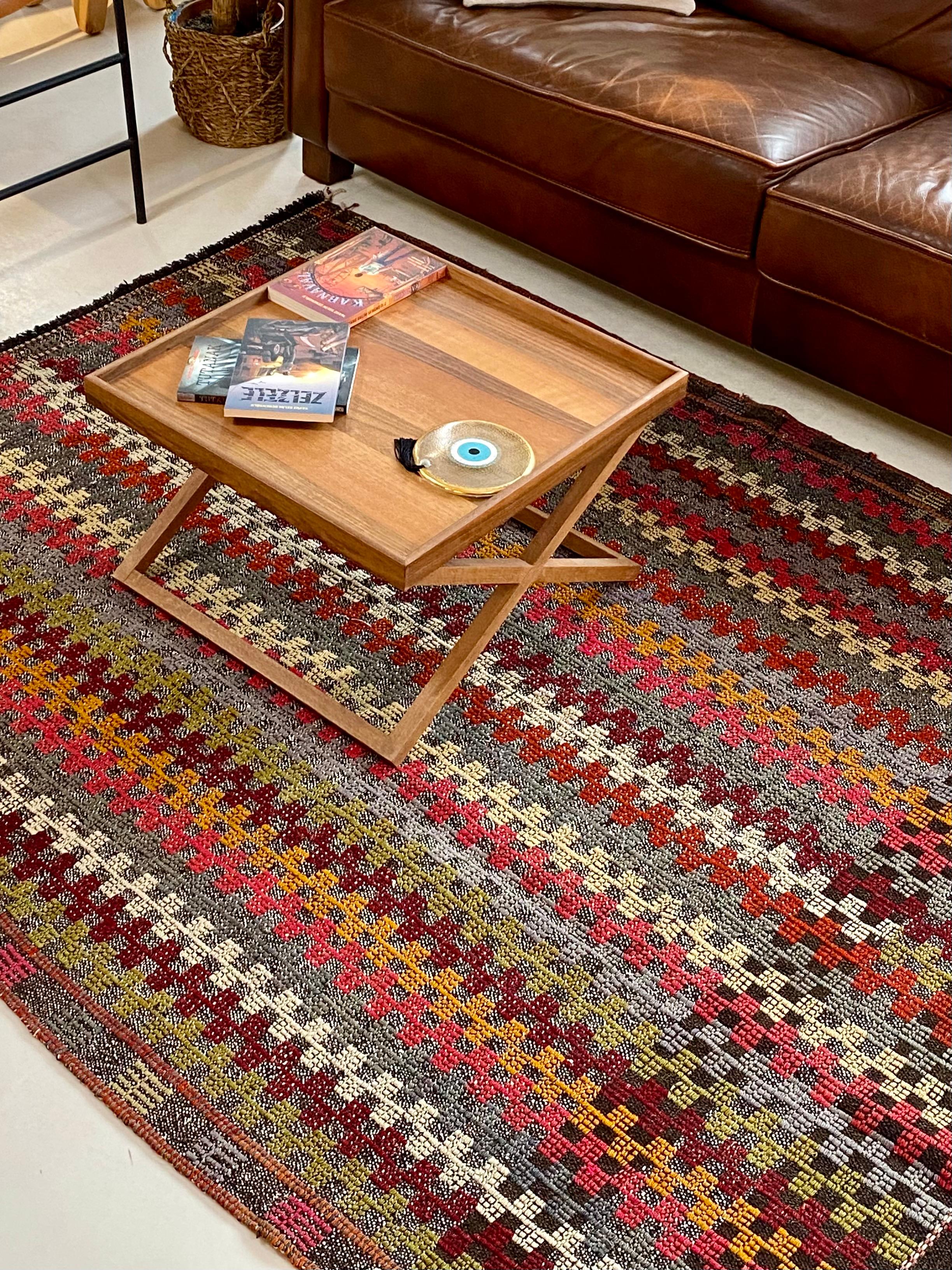 Manisa Hand Woven Hemp Cicim Rug