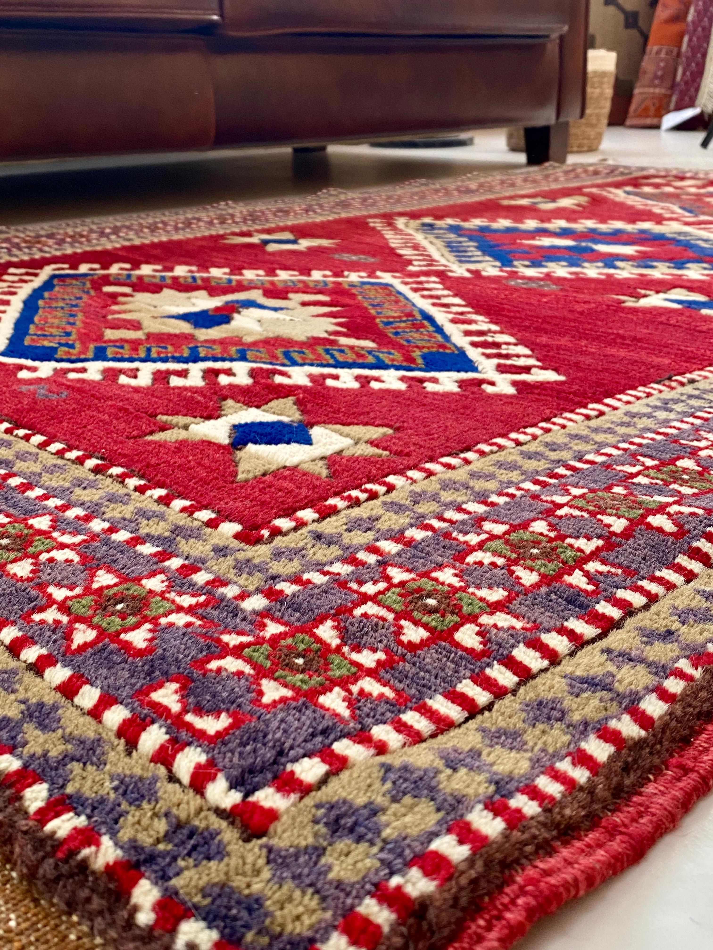 Handwoven Kazakh Rug