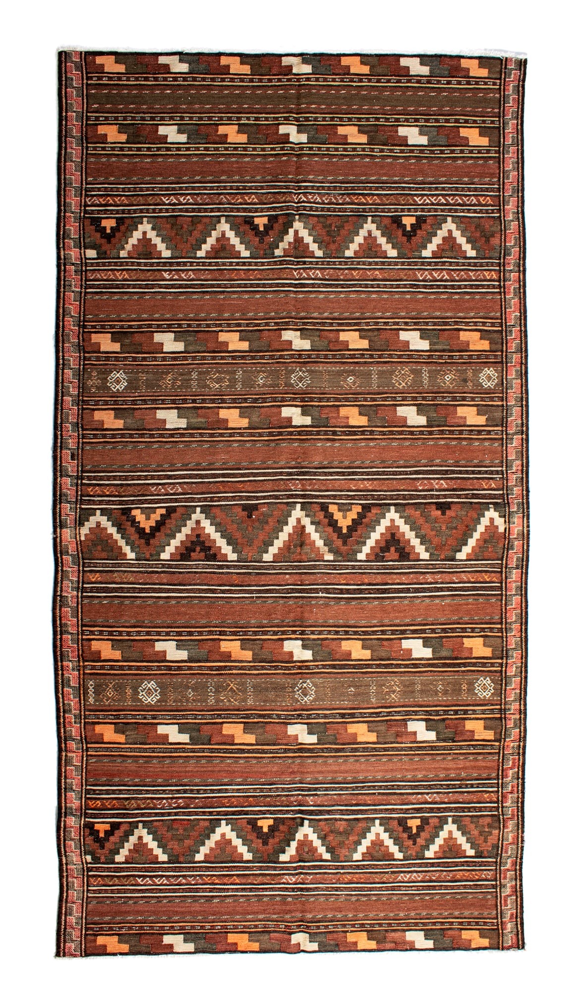 Hand Woven Central Asian Kazakh Rug